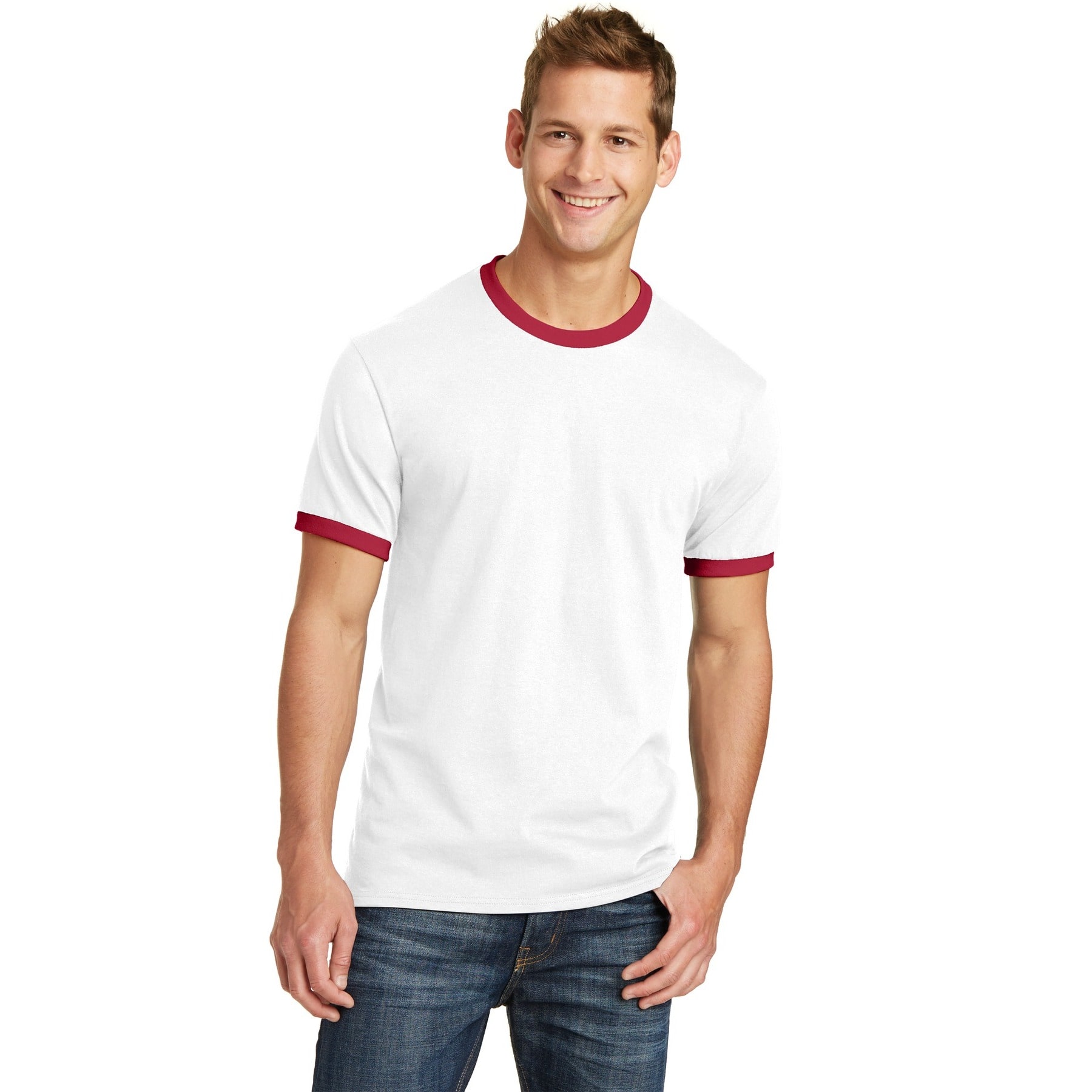 Port &#x26; Company&#xAE; Core Cotton Ringer Tee