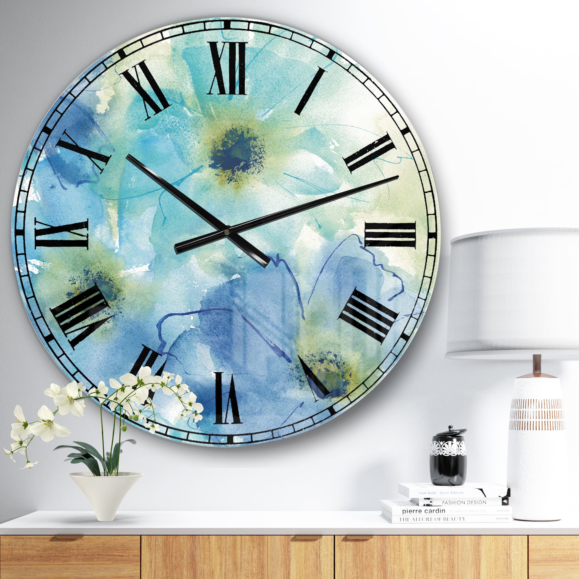 Designart &#x27;Seashell Cosmos Ii Cabin Wall Clock