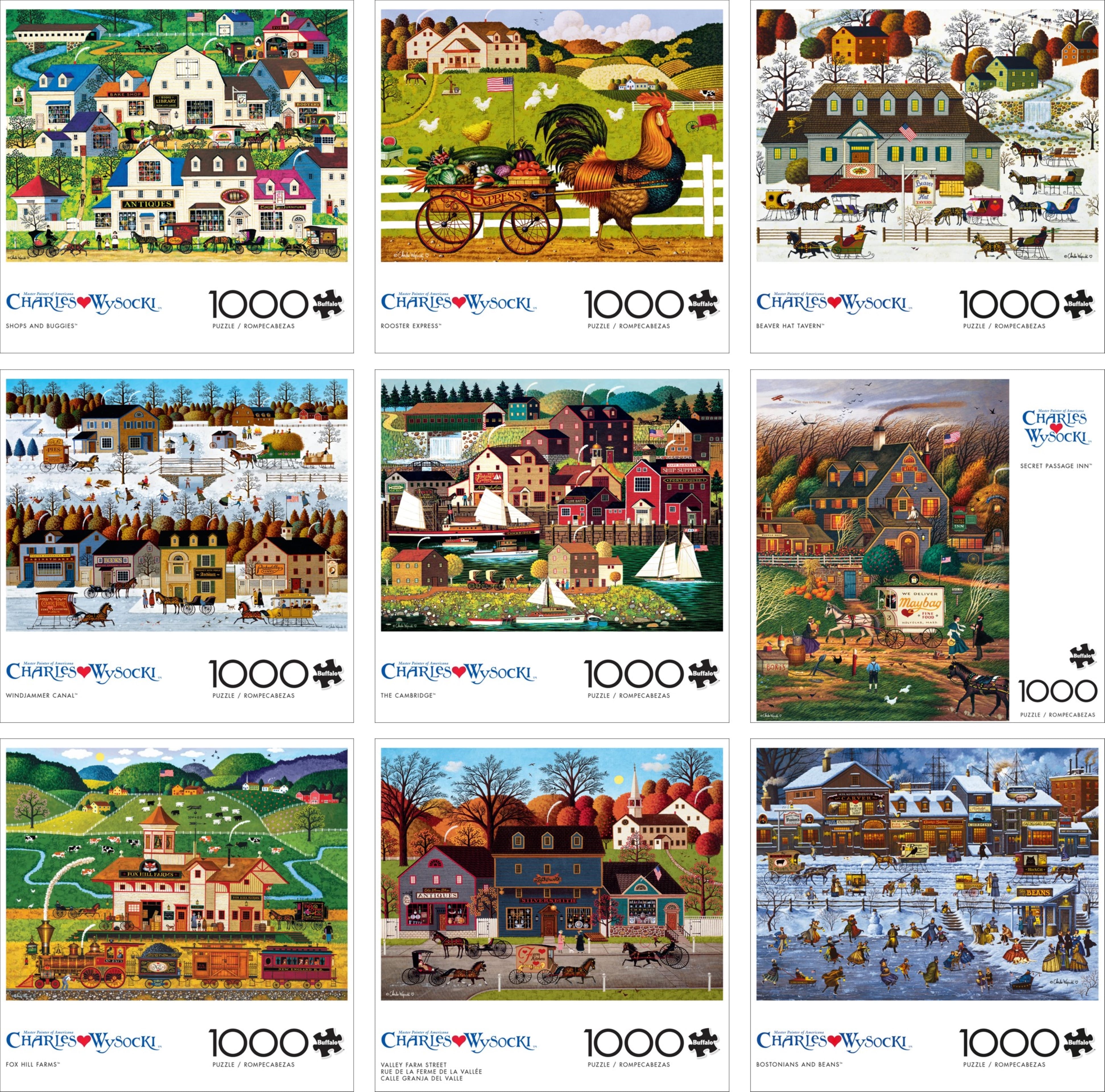 Assorted Charles Wysocki™ 1,000 Piece Puzzle