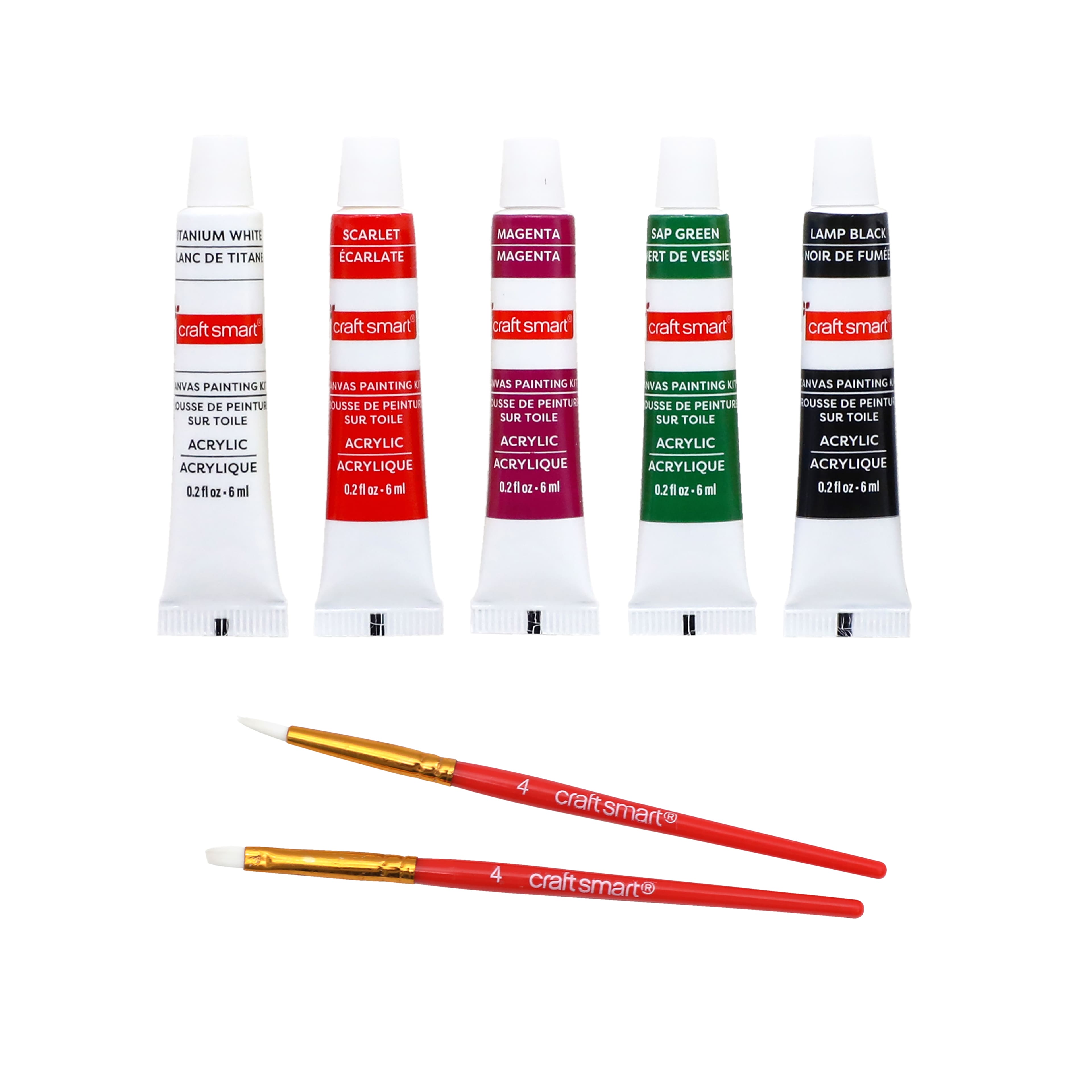 5&#x22; x 5&#x22; Christmas Kitten Canvas Painting Kit by Artist&#x27;s Loft&#x2122;