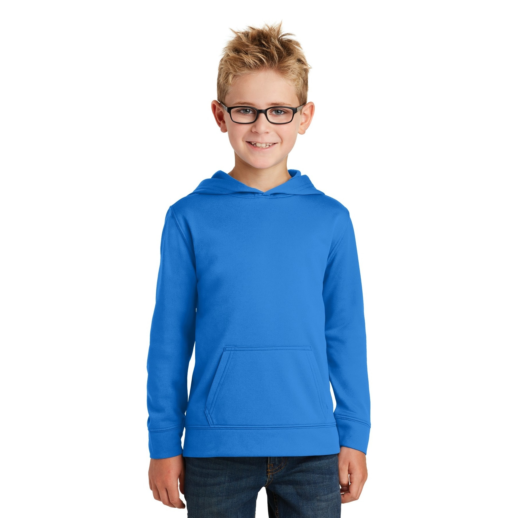 Port & Company® Youth Performance Fleece Pullover Hooded Sweatshirt