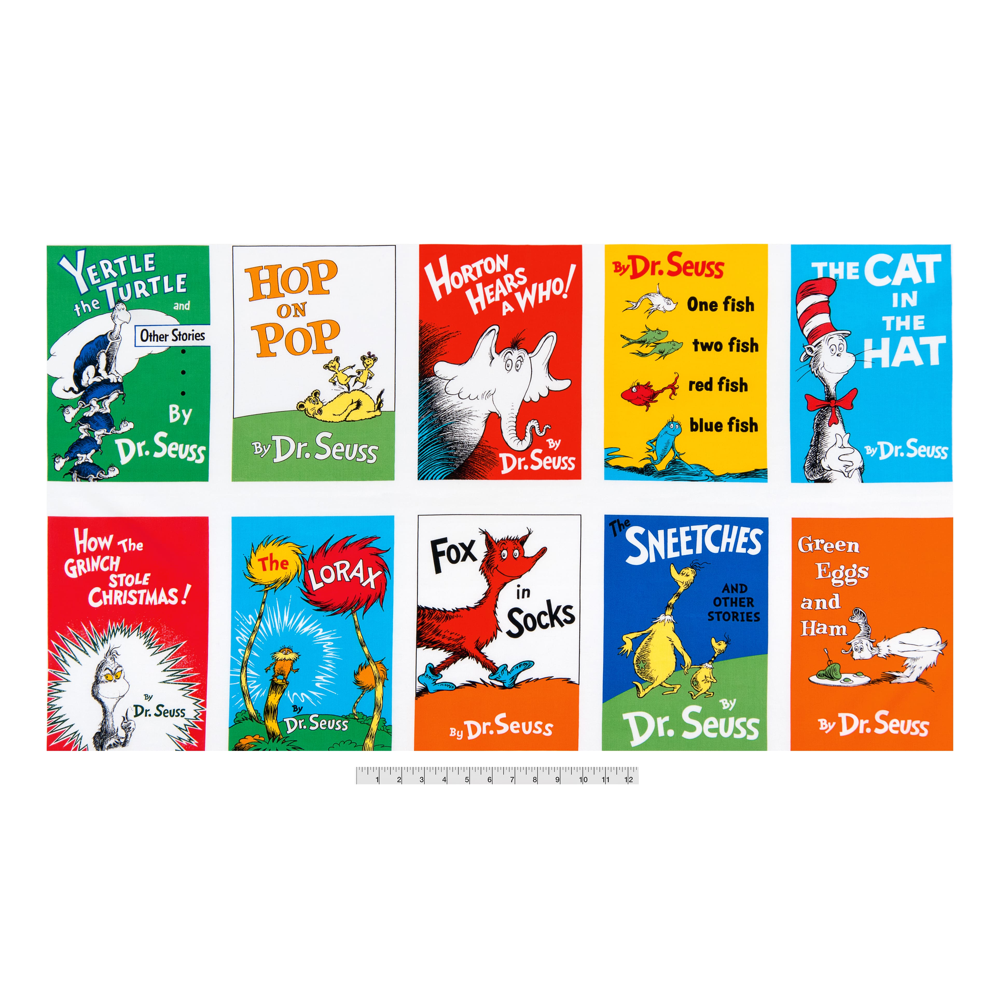 Dr. Seuss™ Book Panels Cotton Fabric