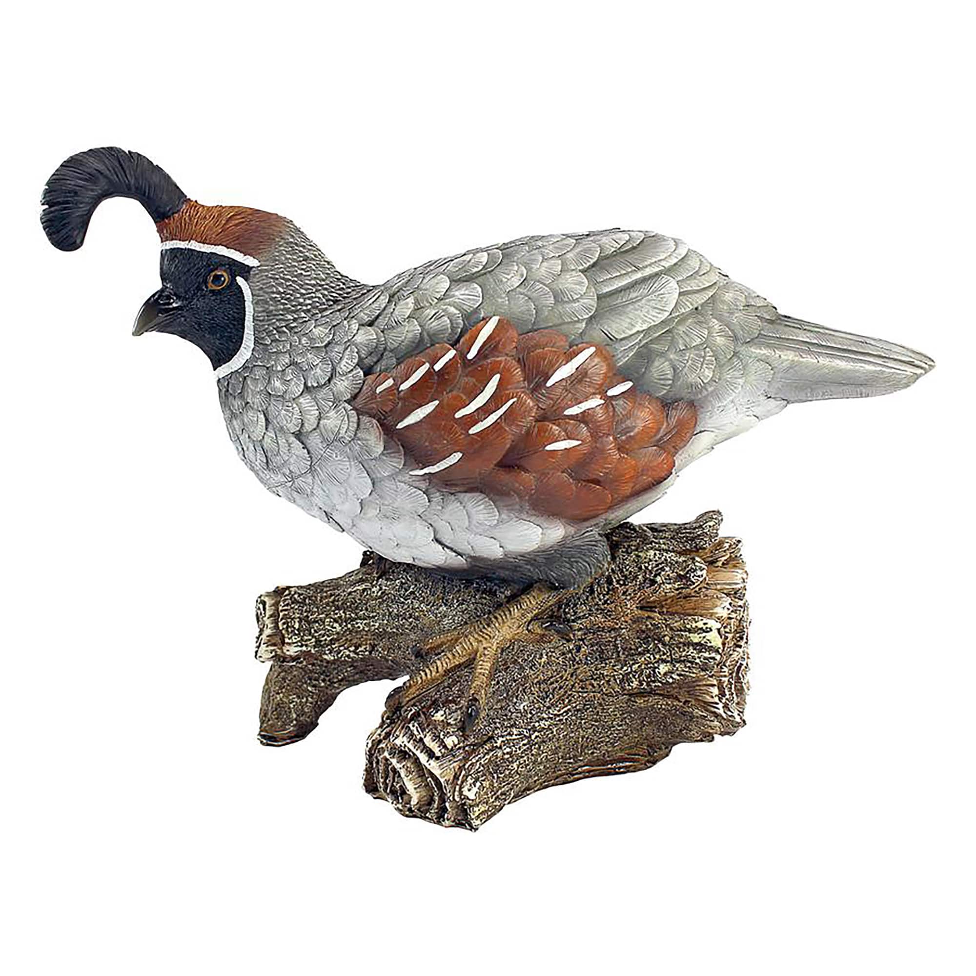 Design Toscano 11.5&#x22; Coco the Quail Bird Statue