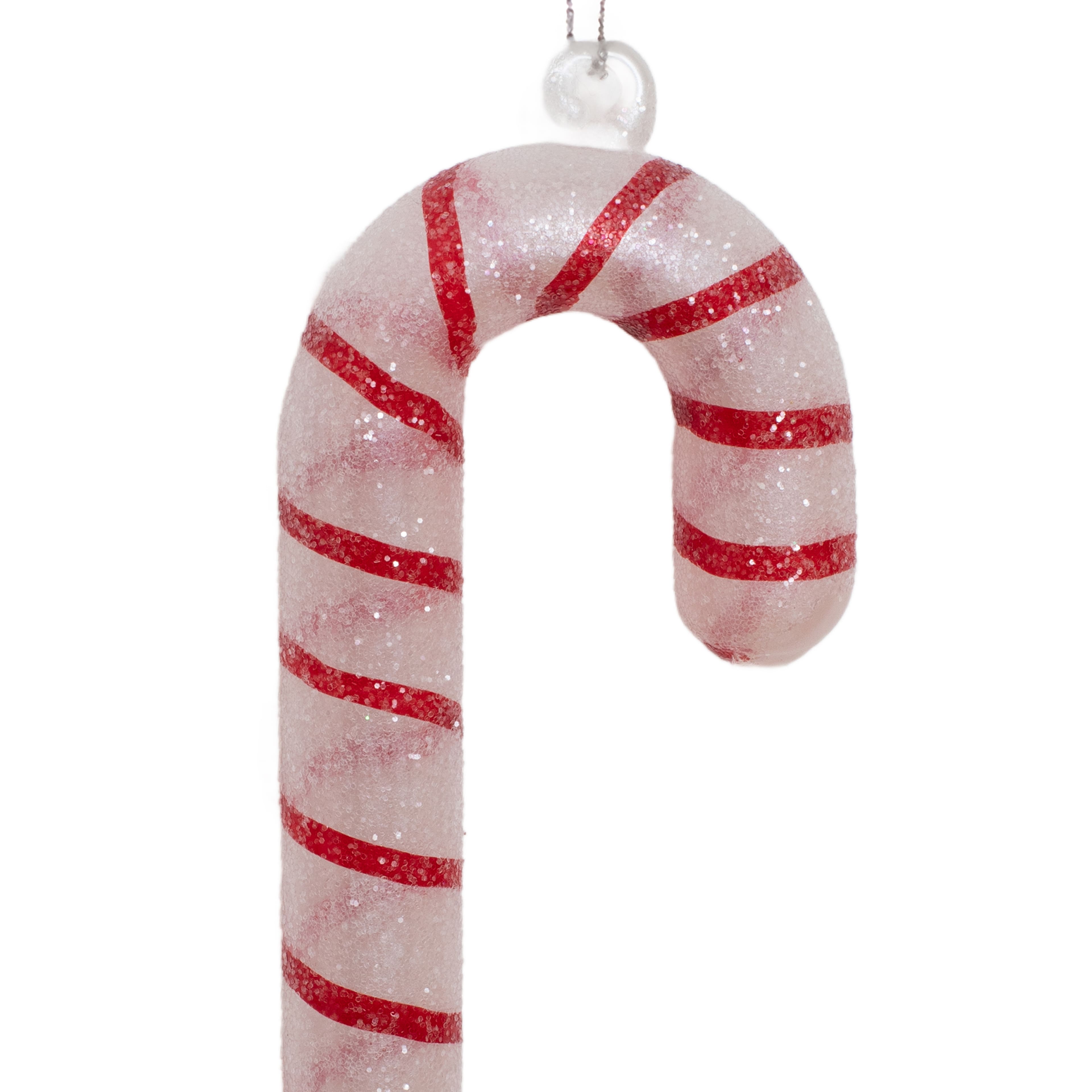 4&#x22; Candy Cane Glass Ornament by Ashland&#xAE;