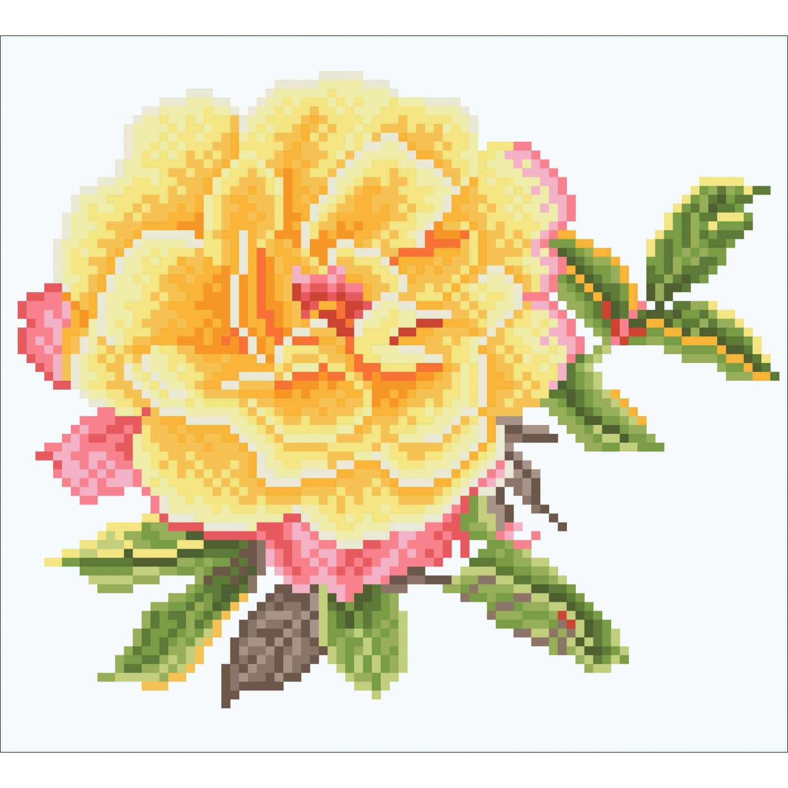 Diamond Dotz&#xAE; Watercolour Rose Diamond Painting Kit