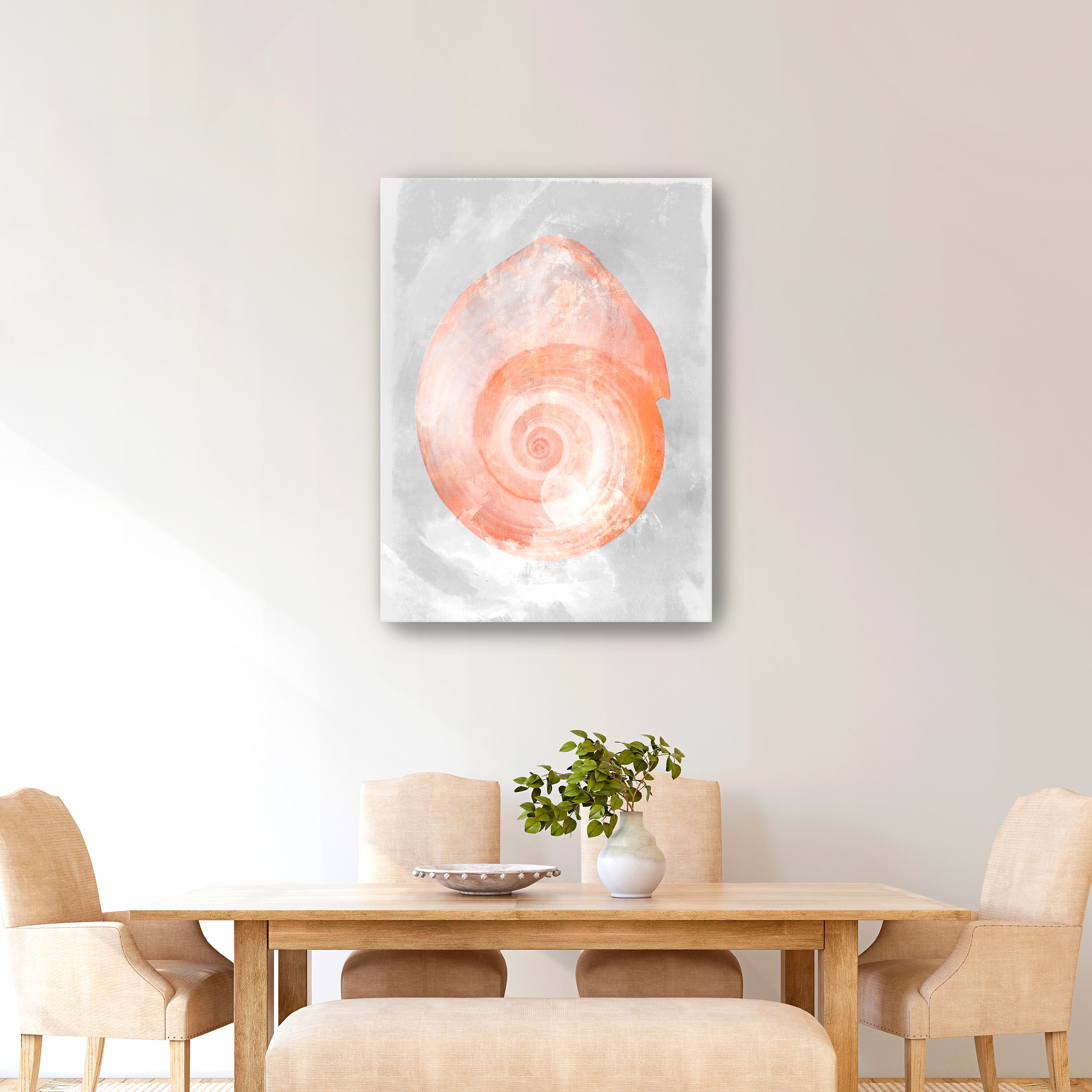 Coral Shell I Canvas Giclee