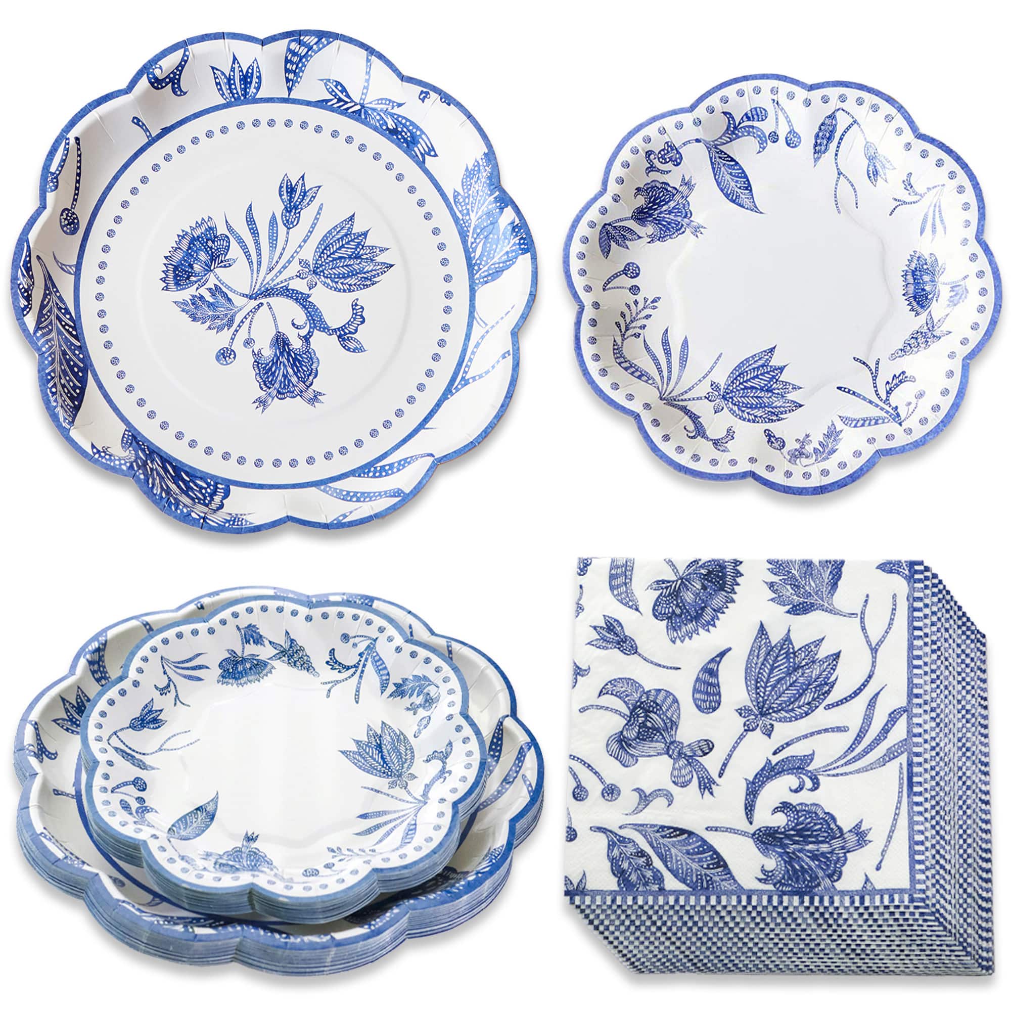 Kate Aspen&#xAE; Blue Willow Party Tableware Set