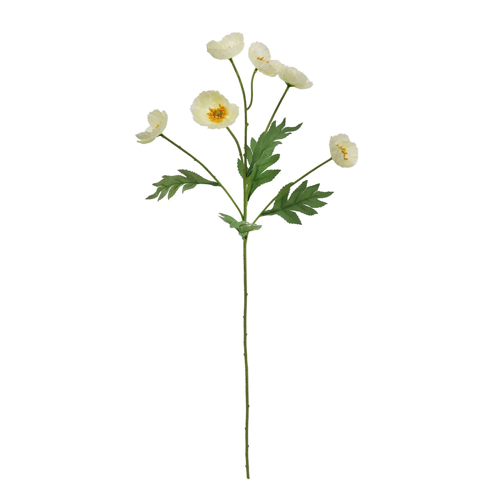 25&#x22; White Poppy Spray by Ashland&#xAE;