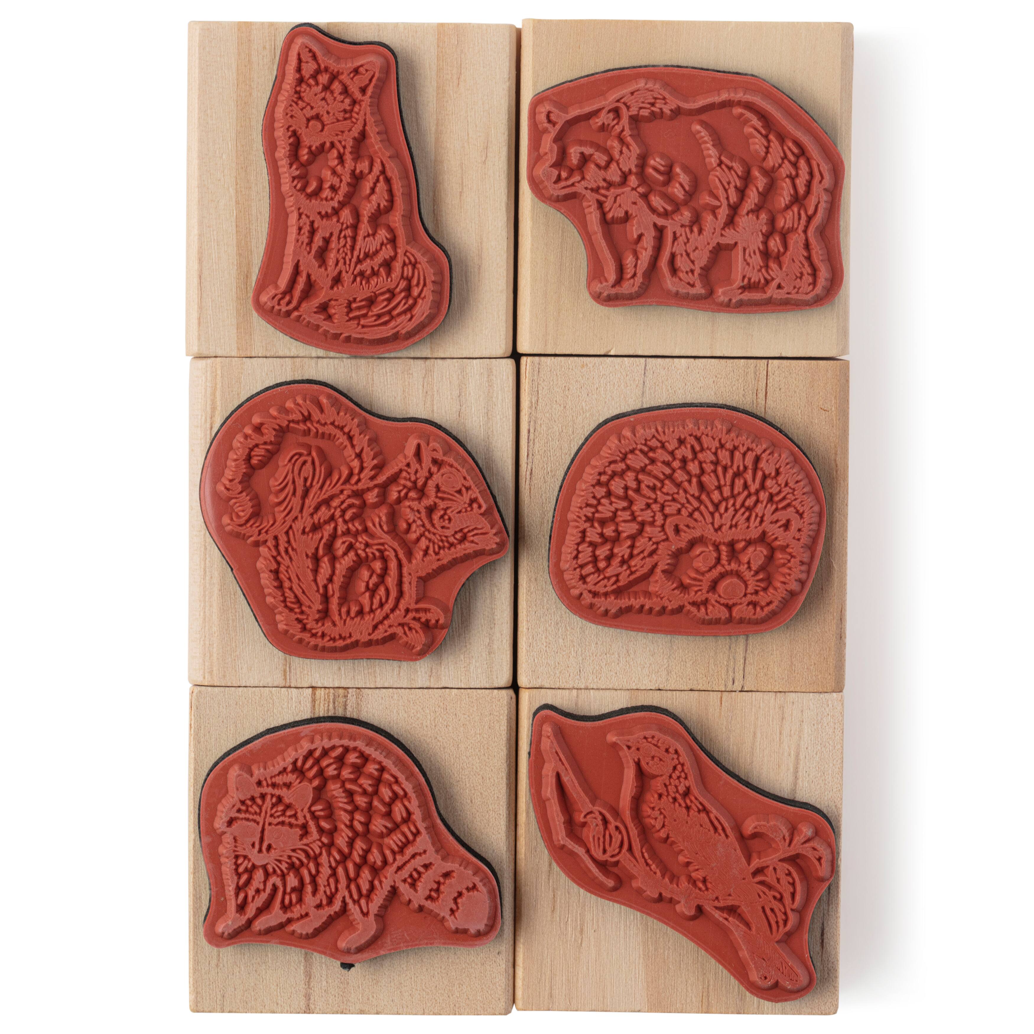 6 Pack: Woodland Animals Stamp Set by Recollections™
