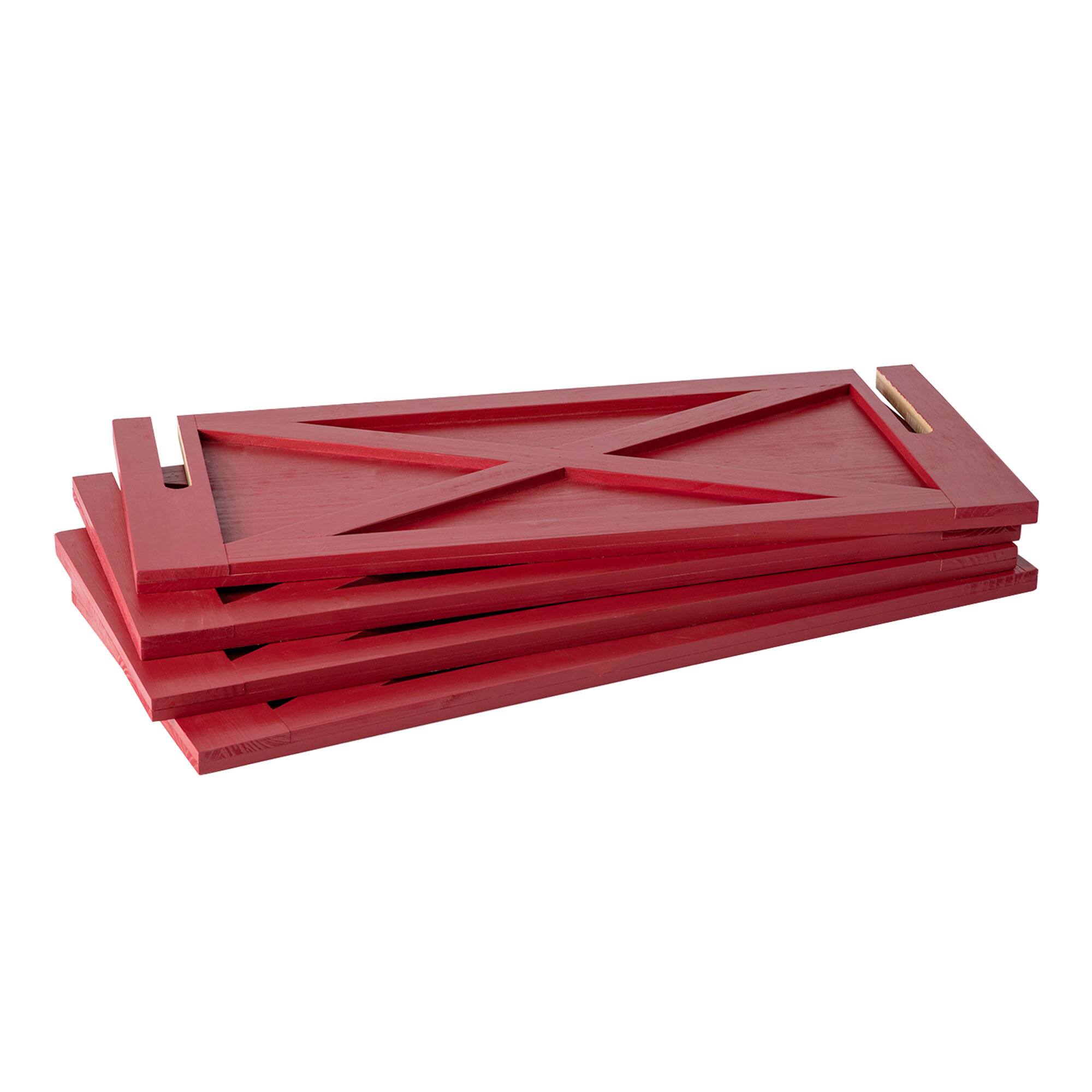 Glitzhome&#xAE; Red Wood Tree Collar