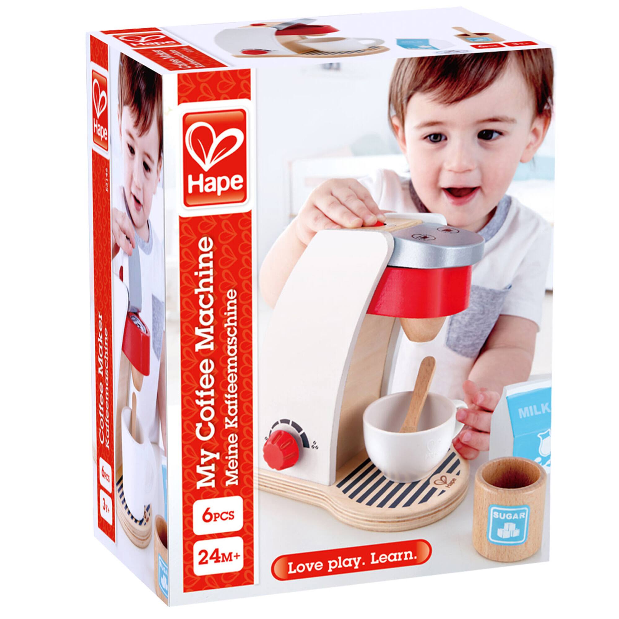 Hape White My Coffee Machine Kitchen Playset