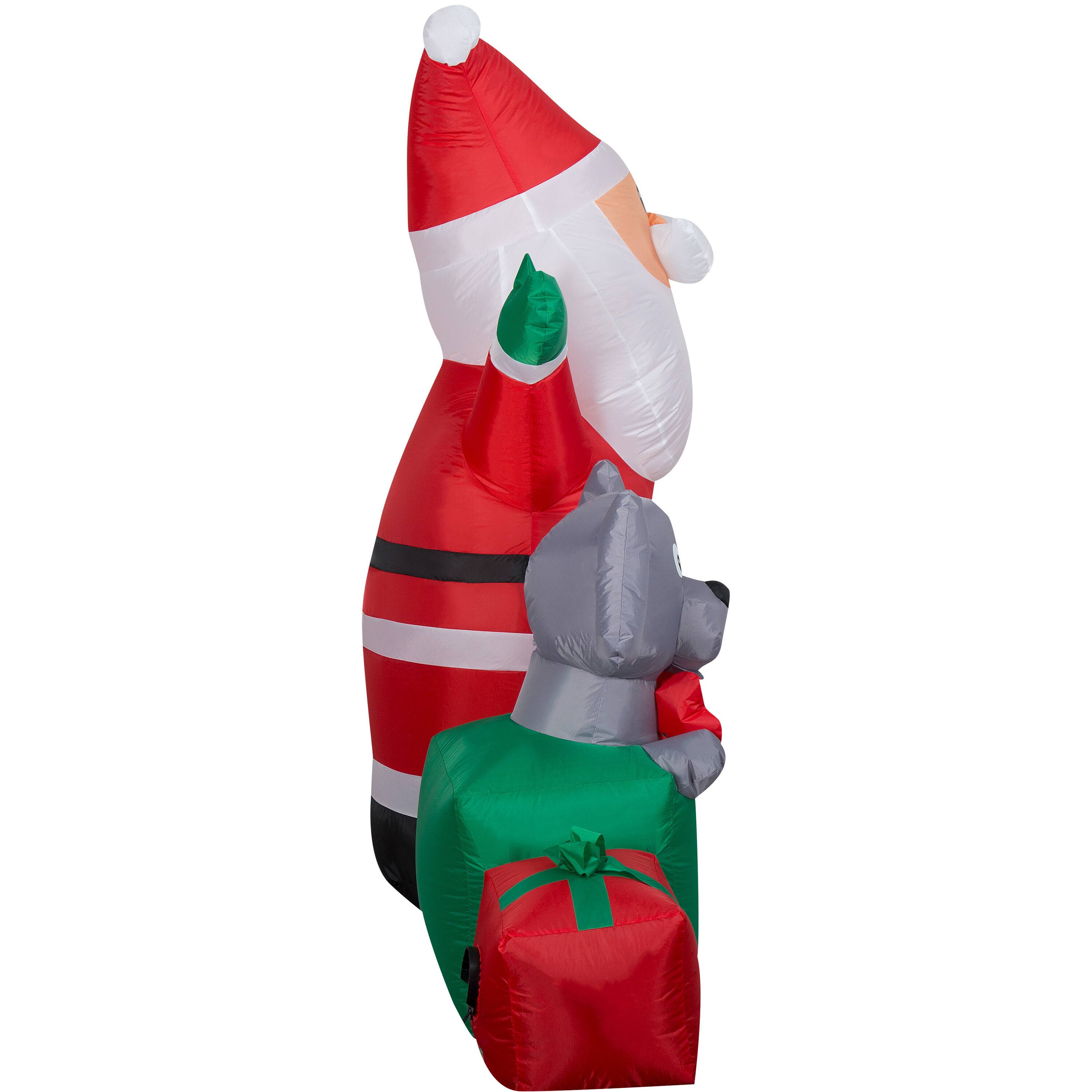 5ft. Airblown® Inflatable Christmas Santa And Friends | Michaels