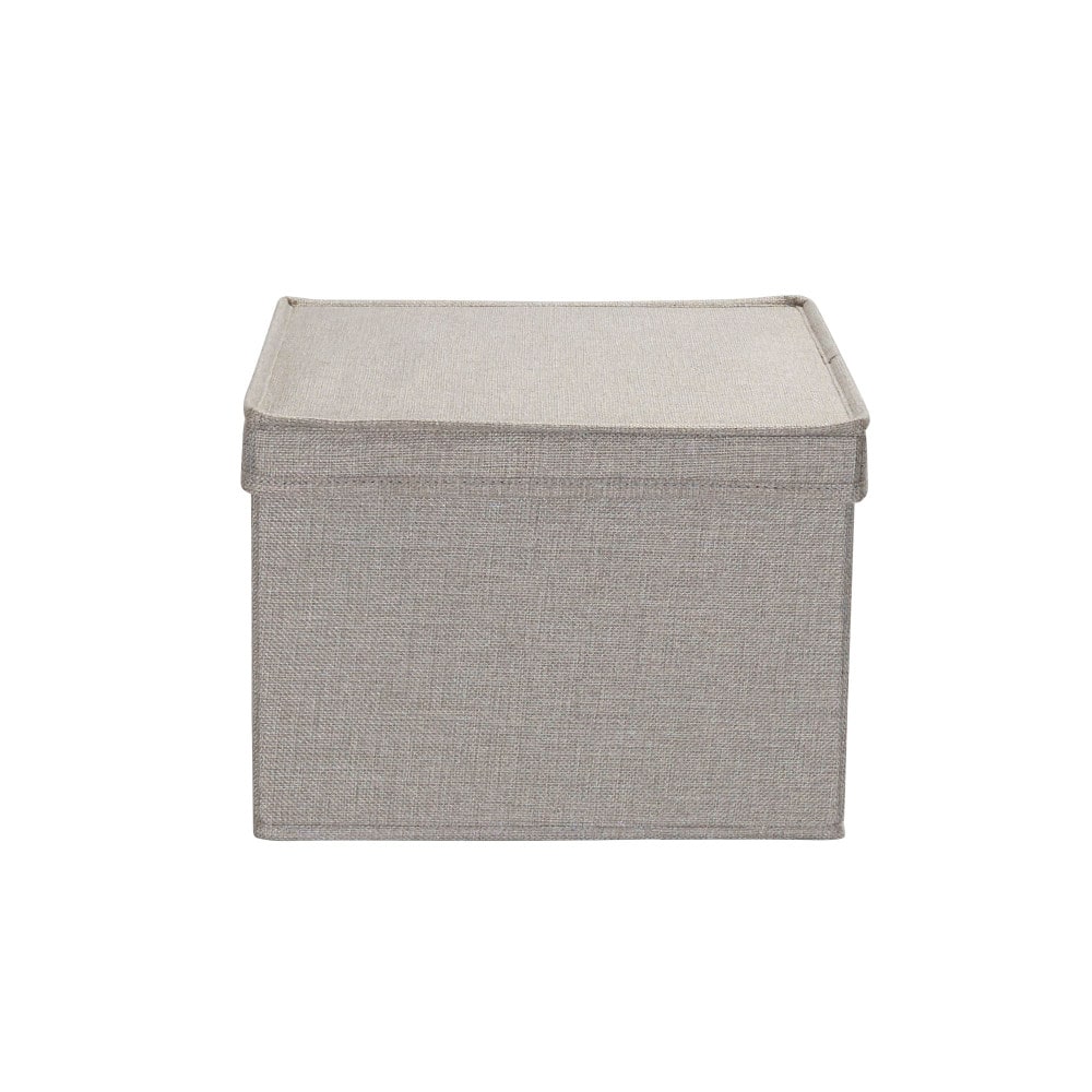 Household Essentials Fabric Storage Bin with Lid, 2ct.