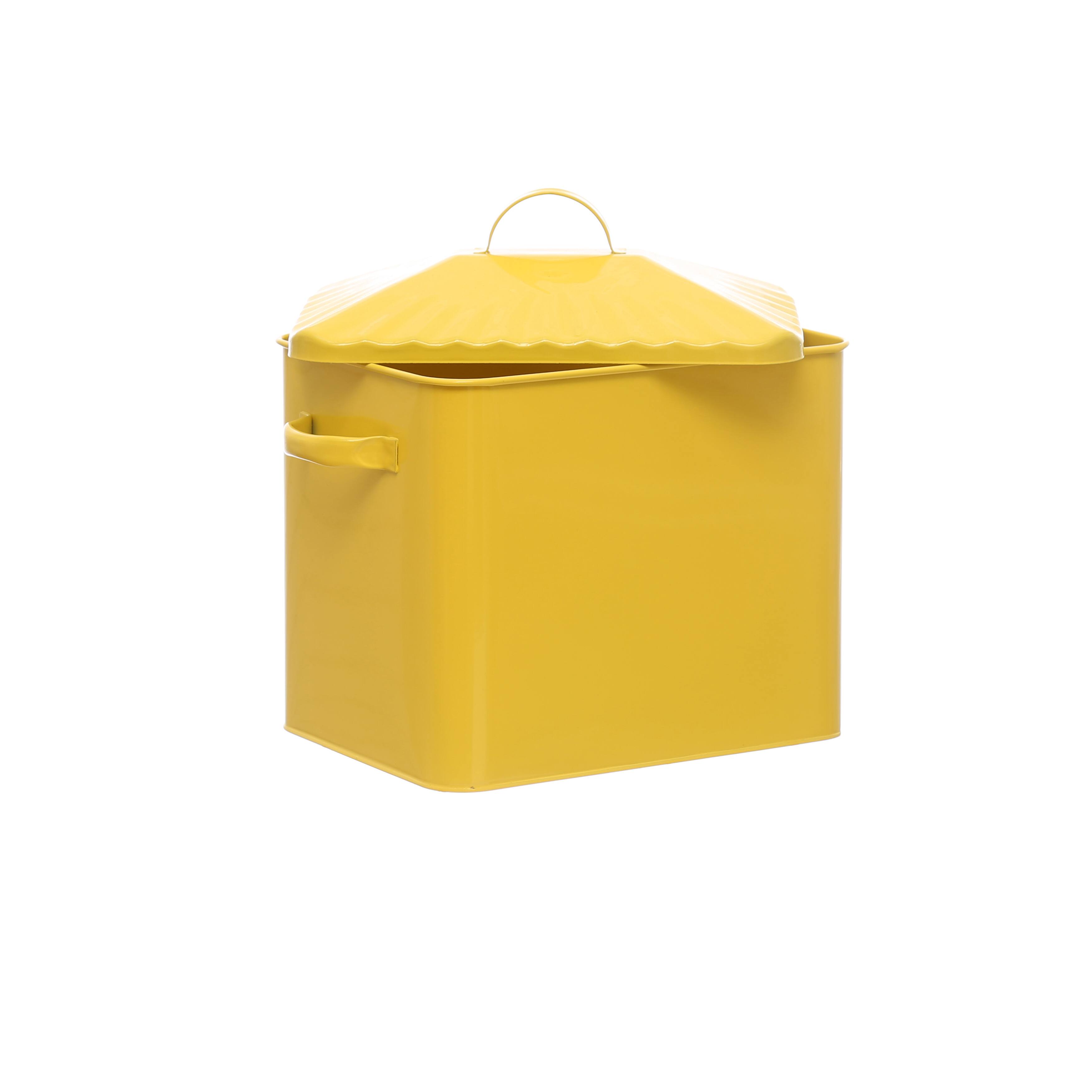 14" Yellow Bread Box Container by Ashland® Michaels
