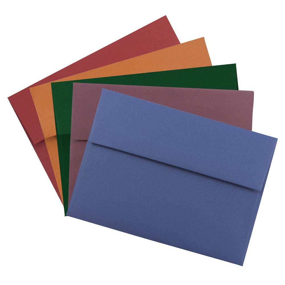 JAM Paper A7 Colorful Premium Invitation Envelopes, 125ct.