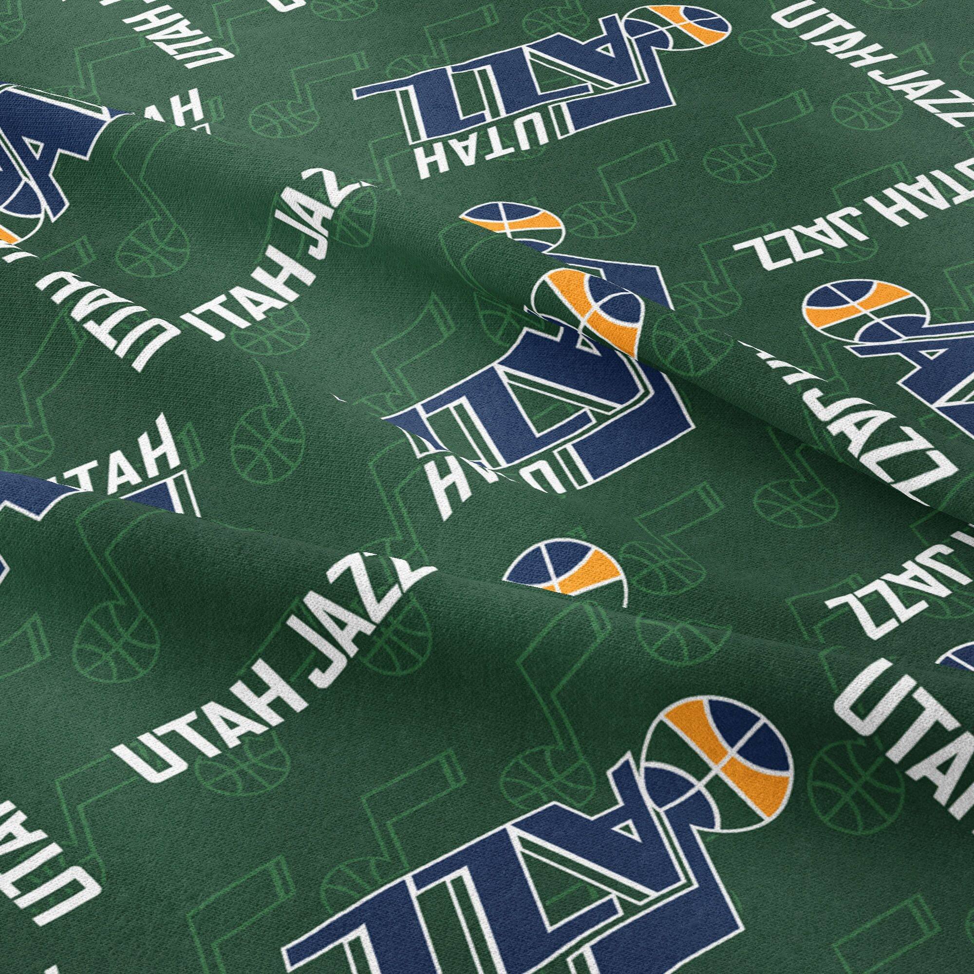Camelot Fabrics NBA Utah Jazz Cotton Precut Fabric Bundle
