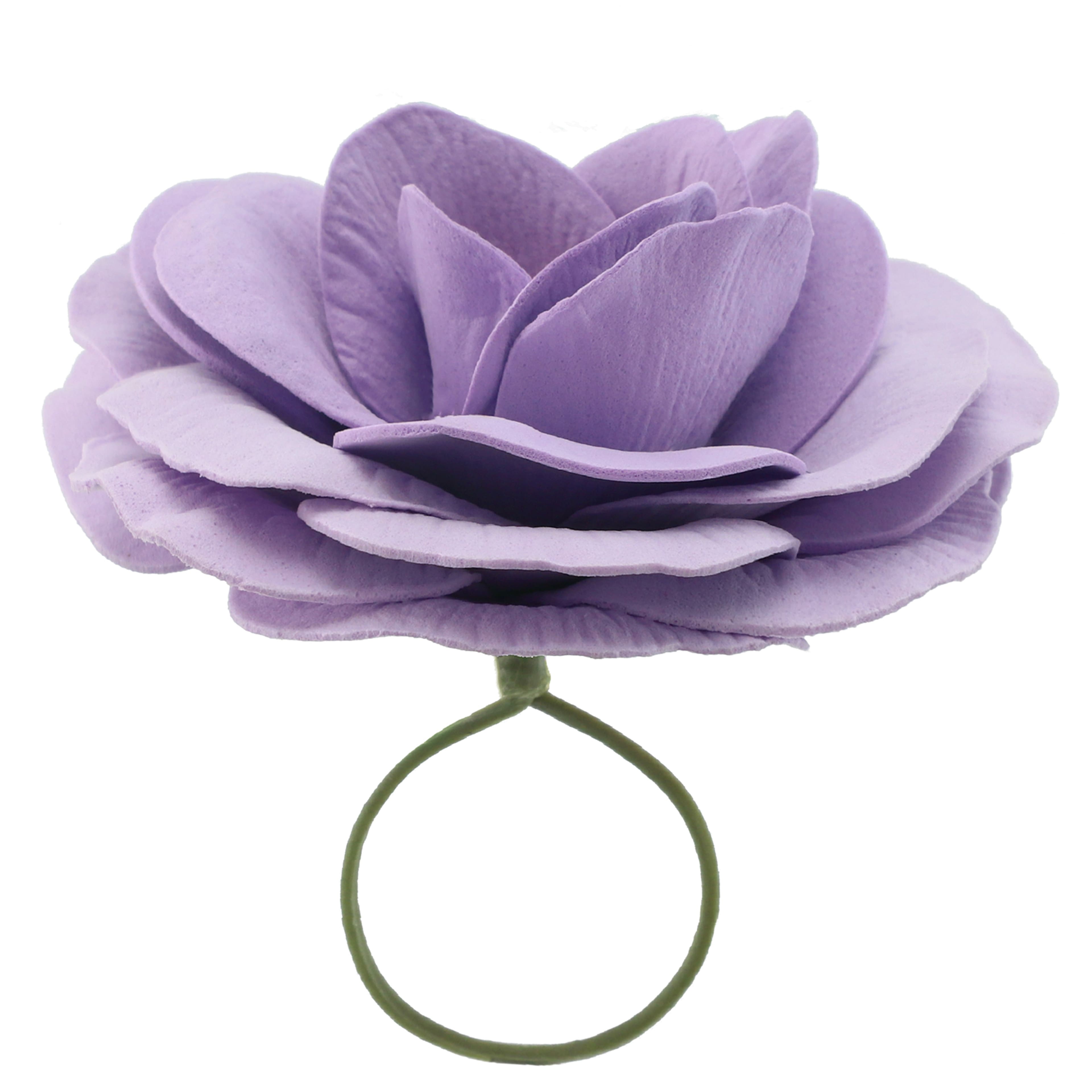 3&#x22; Purple Rose Floral Accent by Ashland&#xAE;
