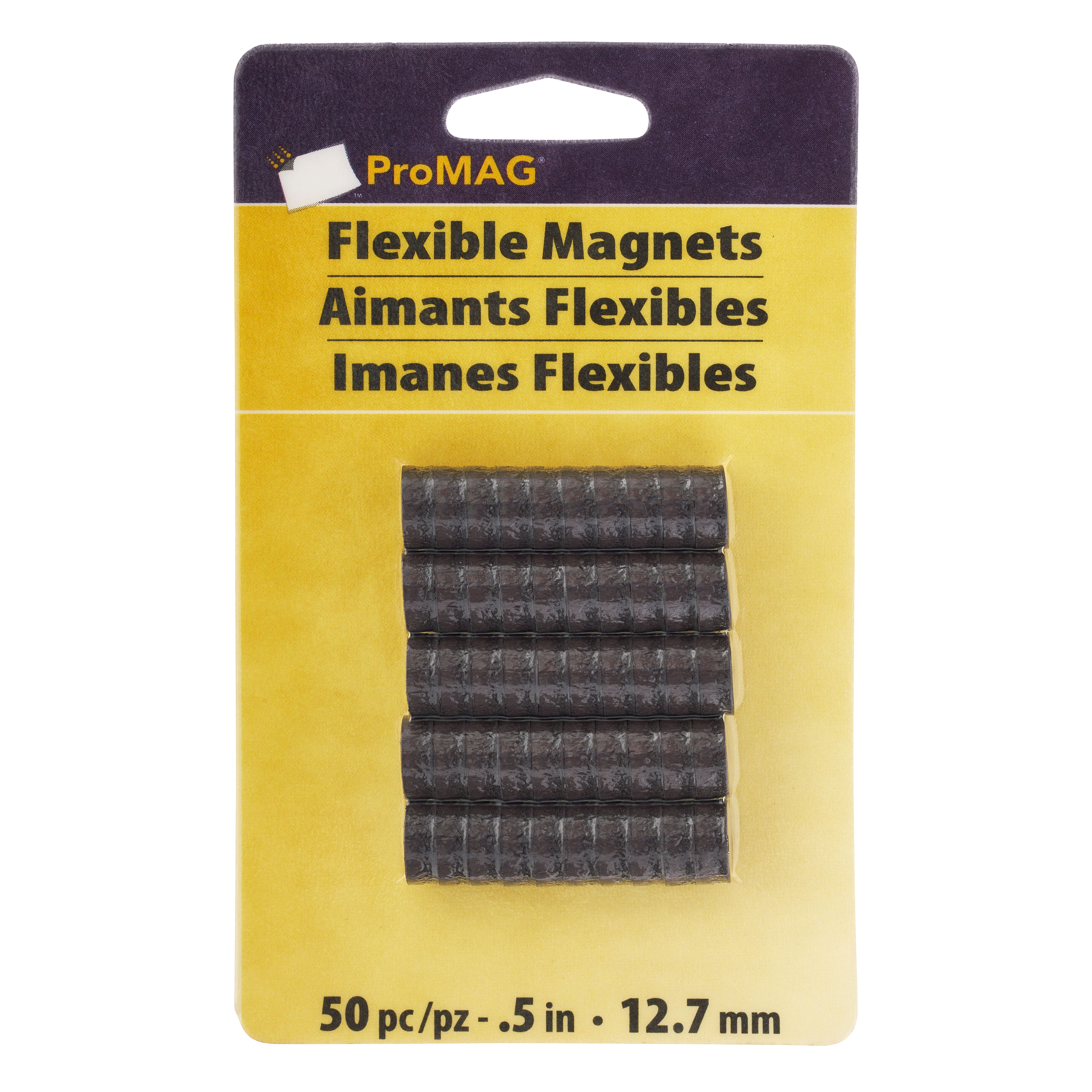 12 Packs: 50 ct. (600 total) ProMAG® Button Magnets, 1/2"