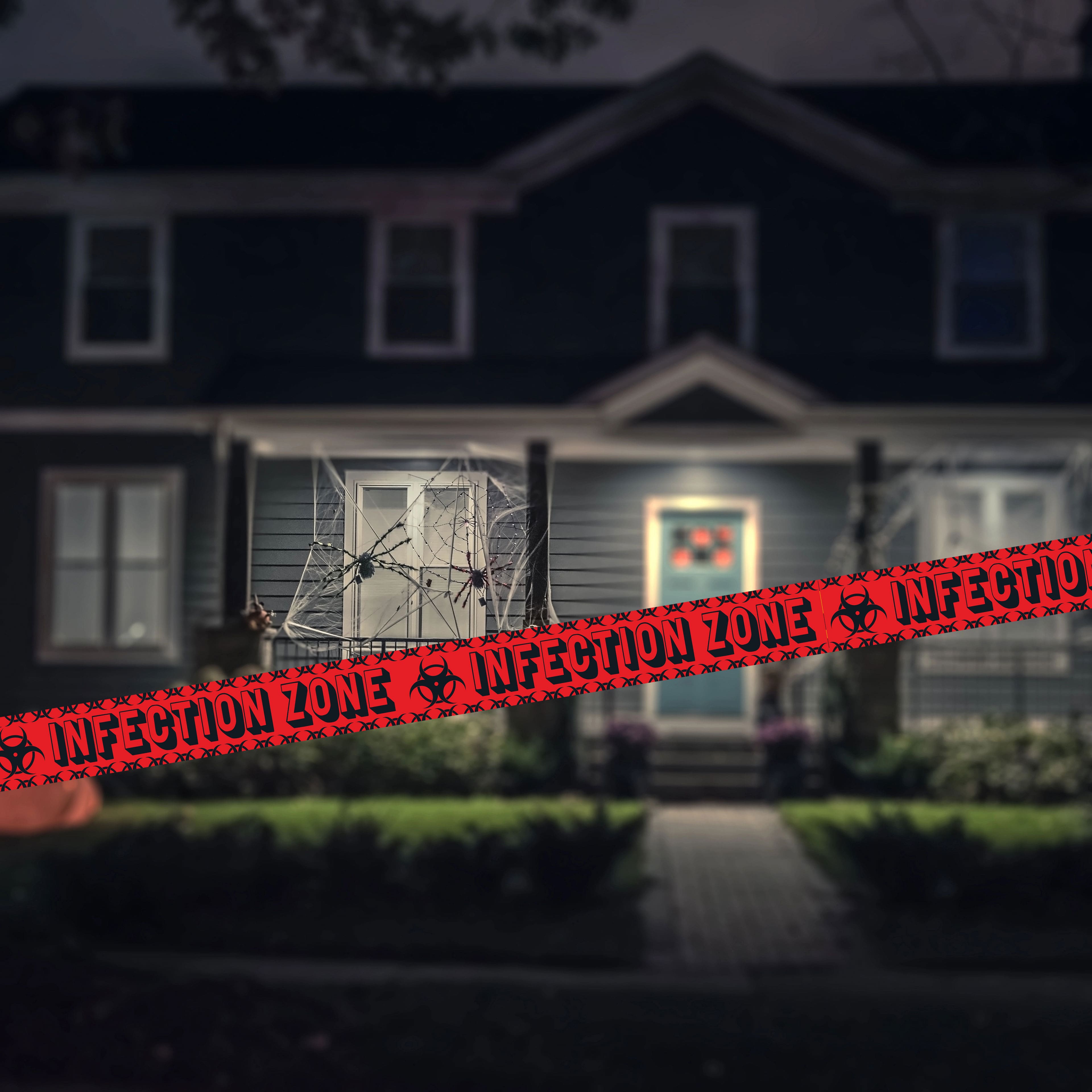 50ft. Red Infection Zone Caution Tape by Ashland&#xAE;