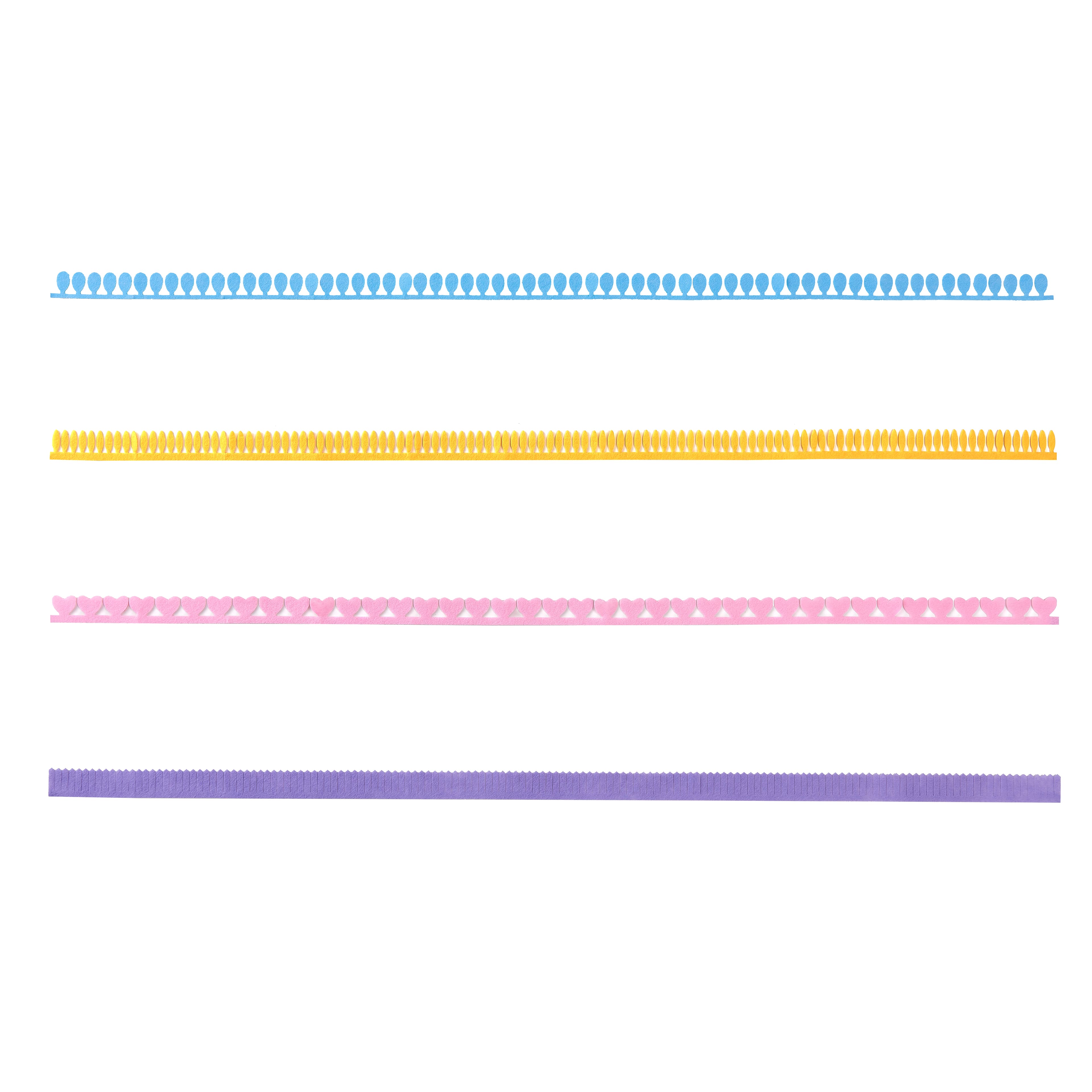 12 Pack: Pastel Felt Ribbon Flower Craft Kit by Creatology™