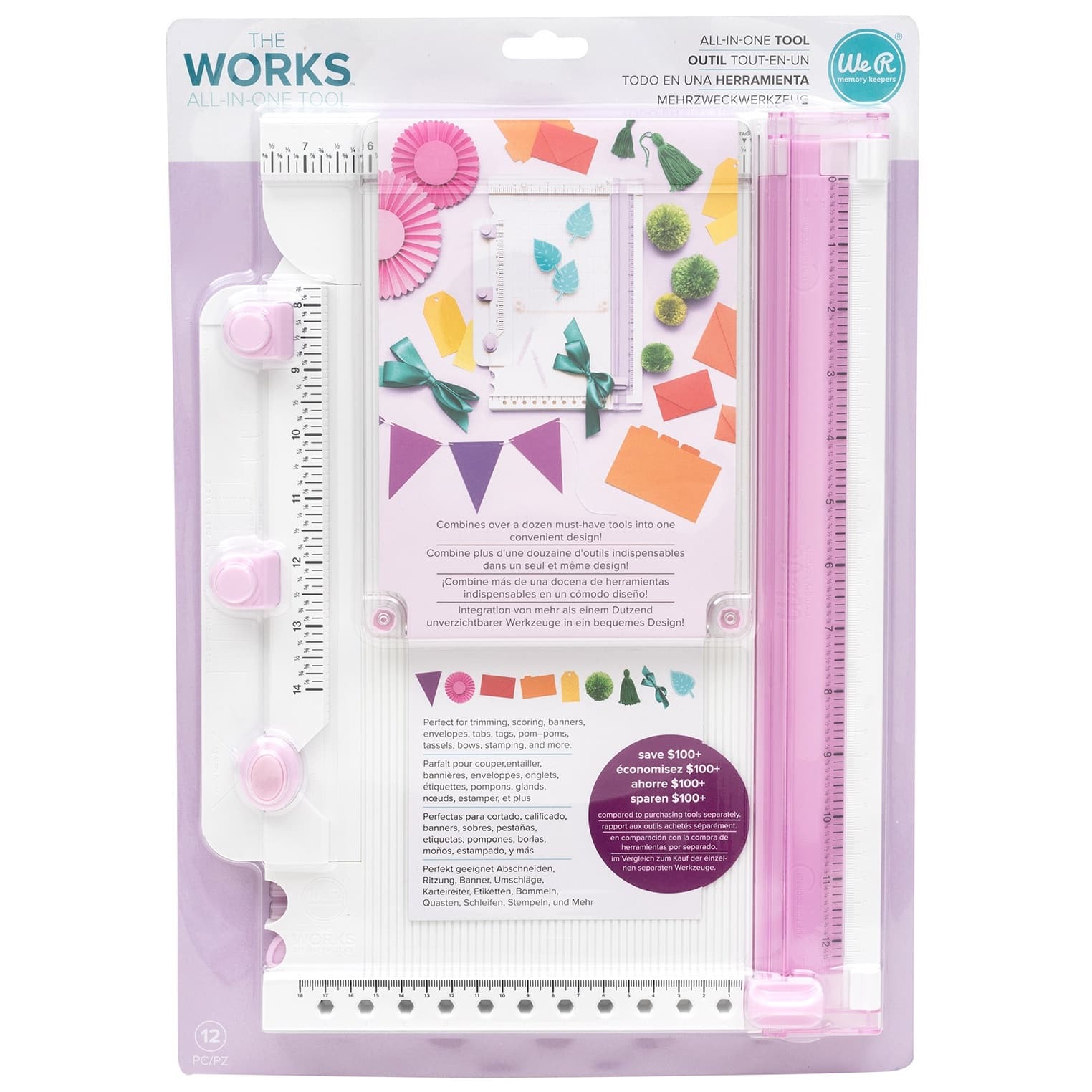 We R Memory Keepers® The Works Lilac All-In-One Tool