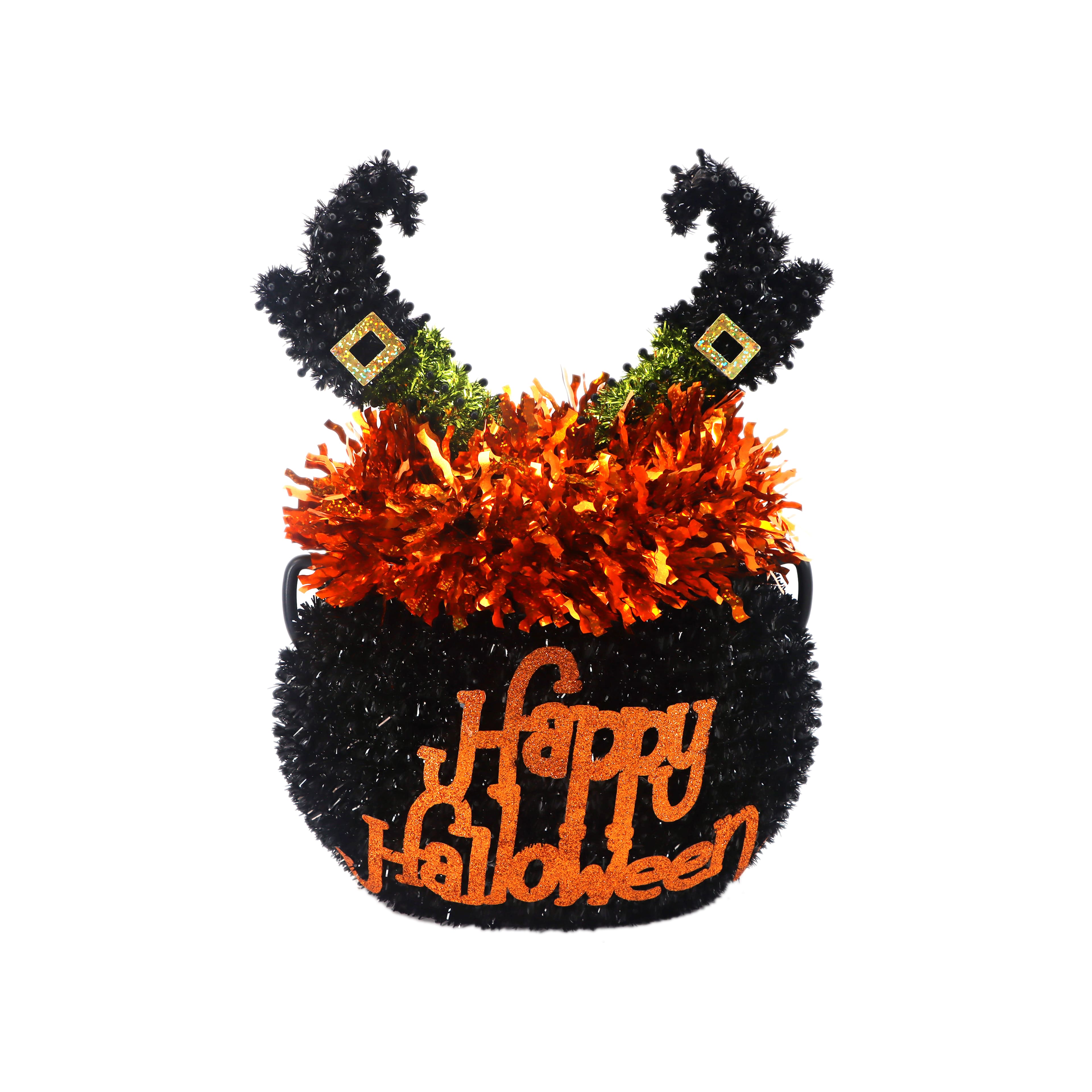 13.5&#x22; Witch Legs in Cauldron by Ashland&#xAE;