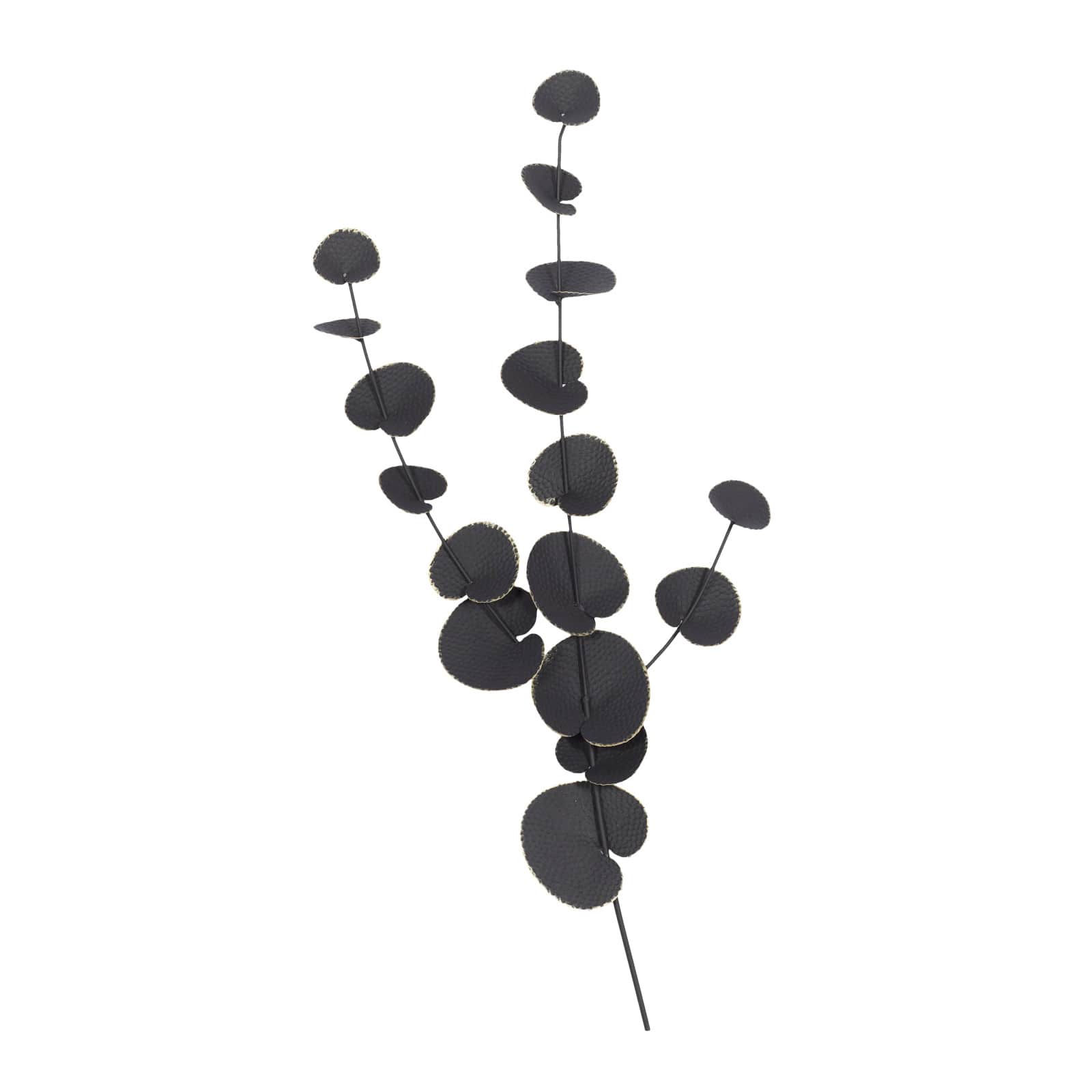 36&#x22; Black Metal Contemporary Wall D&#xE9;cor