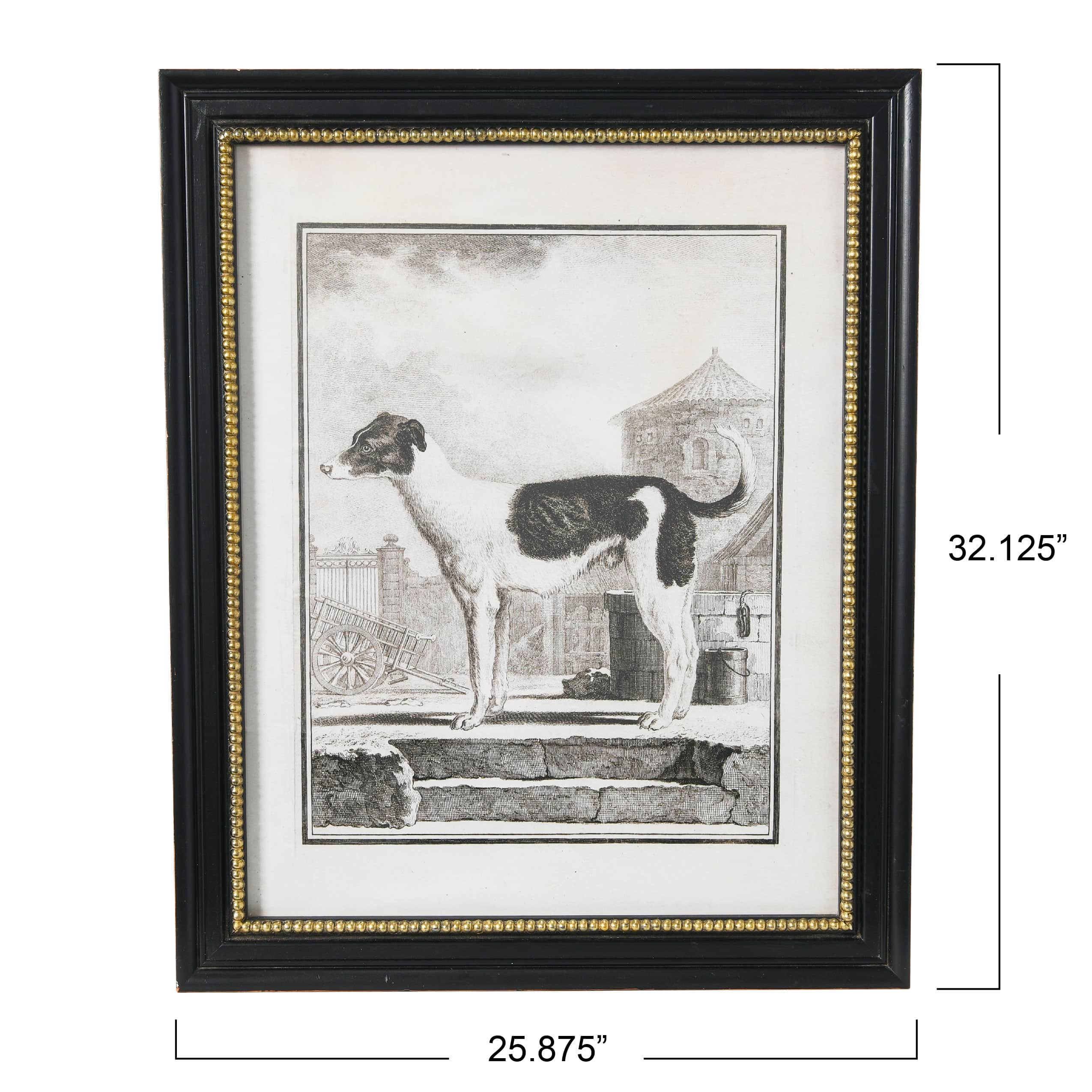 Hello Honey&#xAE; Framed Vintage Reproduction Dog Print Wall Art
