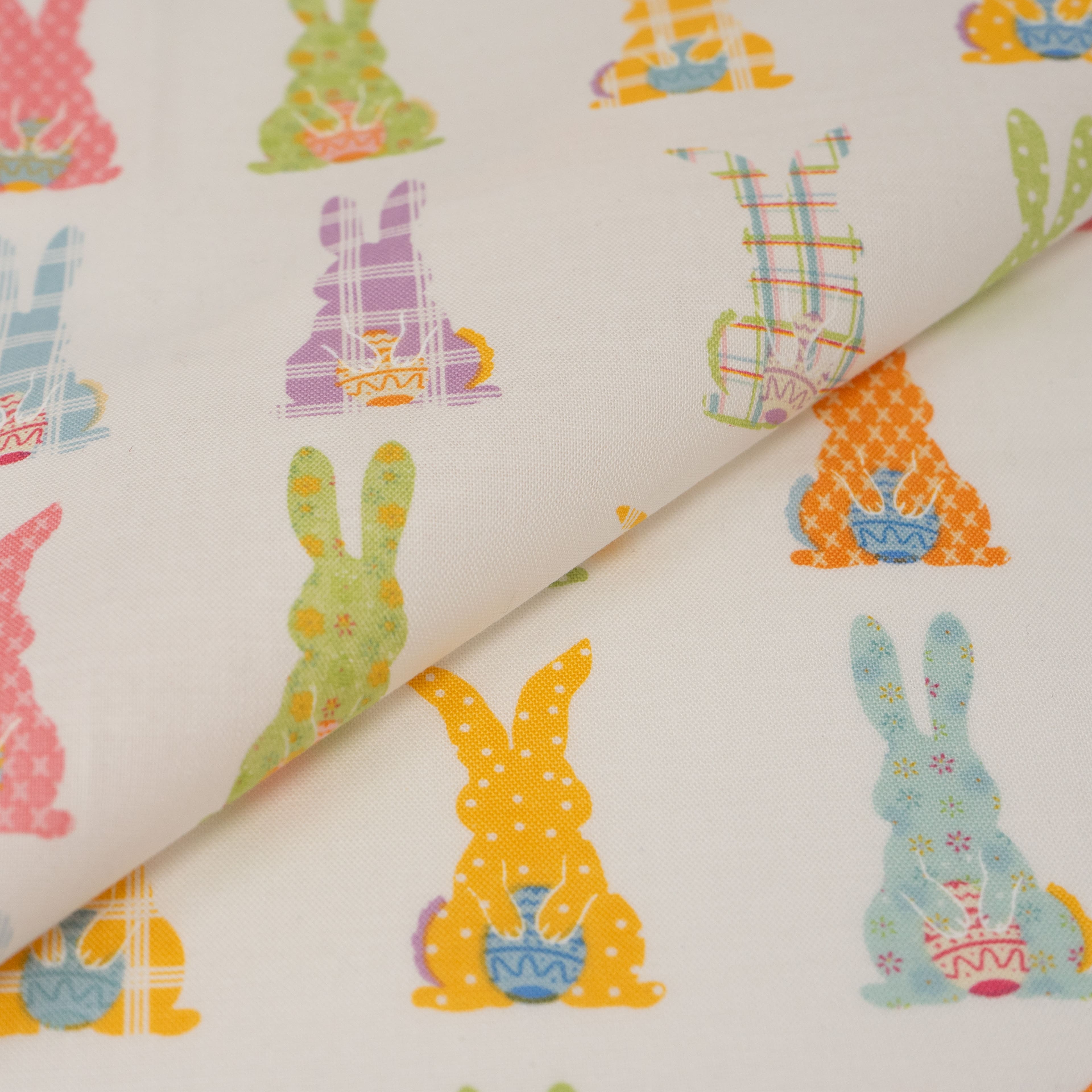 SINGER Colorful Bunny Cotton Fabric
