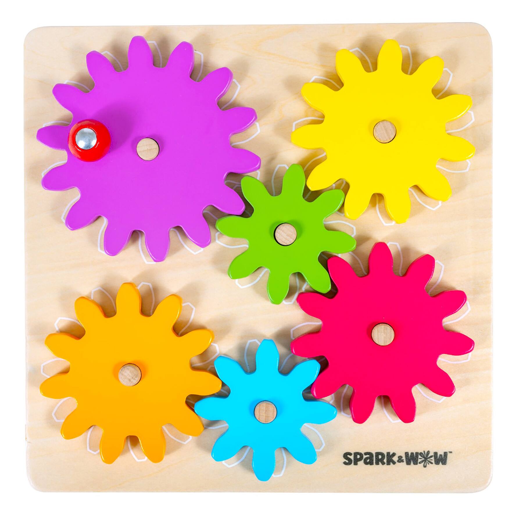 Spark & Wow™ Spinny Gears Wooden Puzzle Board Kit