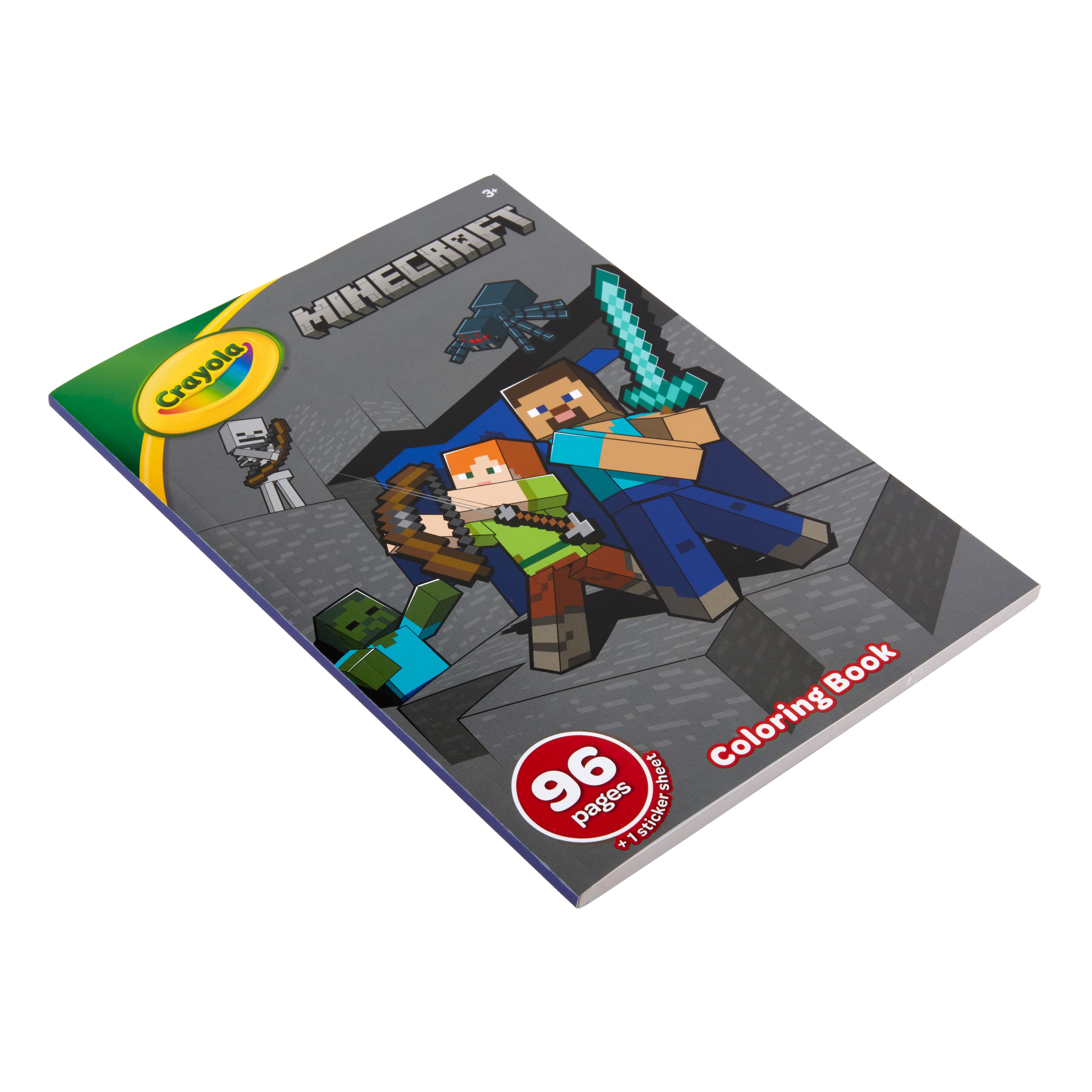 Crayola&#xAE; Minecraft Coloring Book &#x26; Sticker Sheet