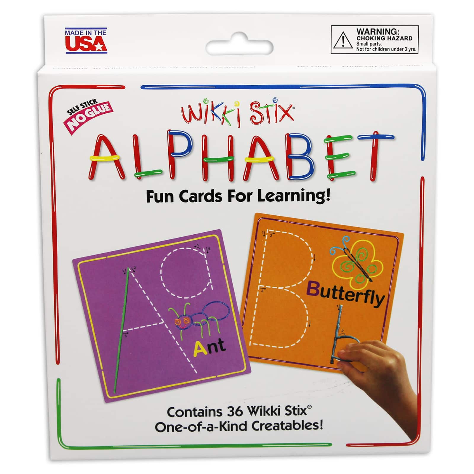 Wikki Stix&#xAE; Alphabet Cards Set, 2ct.