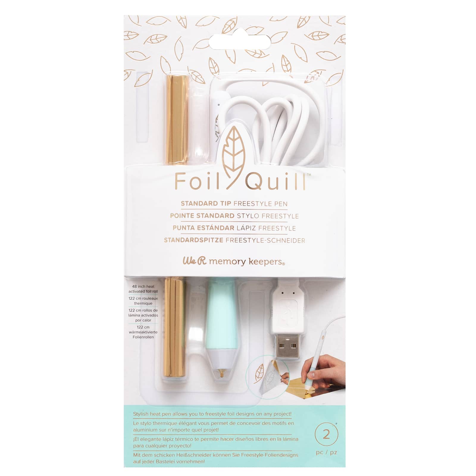 Find the We R Memory Keepers® Foil Quill™ Standard Tip Freestyle Pen at Michaels