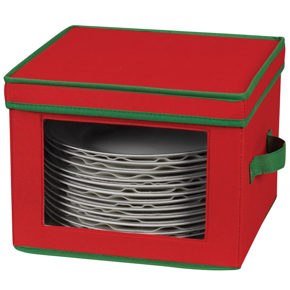 Household Essentials Plate Storage Box