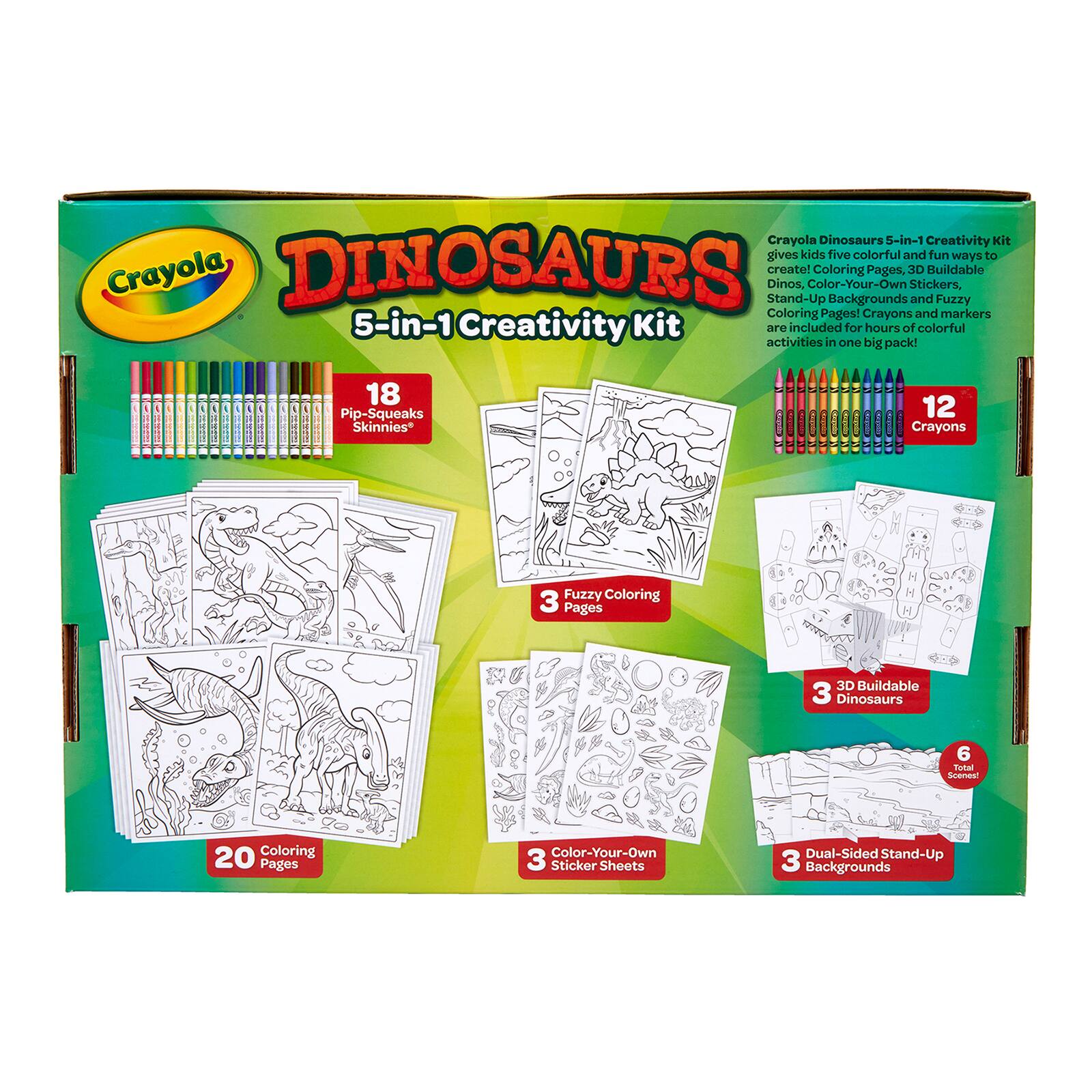 Crayola&#xAE; Dinosaur 5-in-1 Creativity Kit