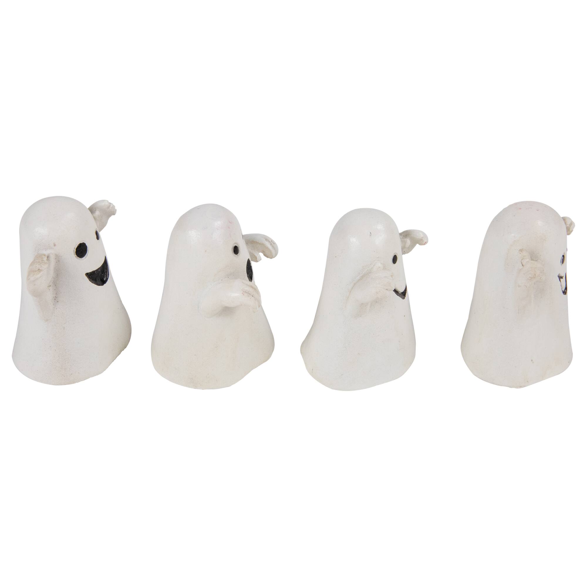 2&#x22; Mini Ghost Decoration Set