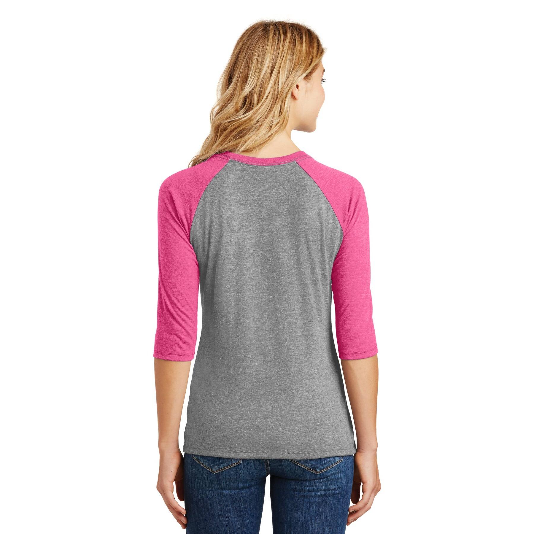 District® Women's Perfect Tri® 3/4-Sleeve Raglan Adult T-Shirt