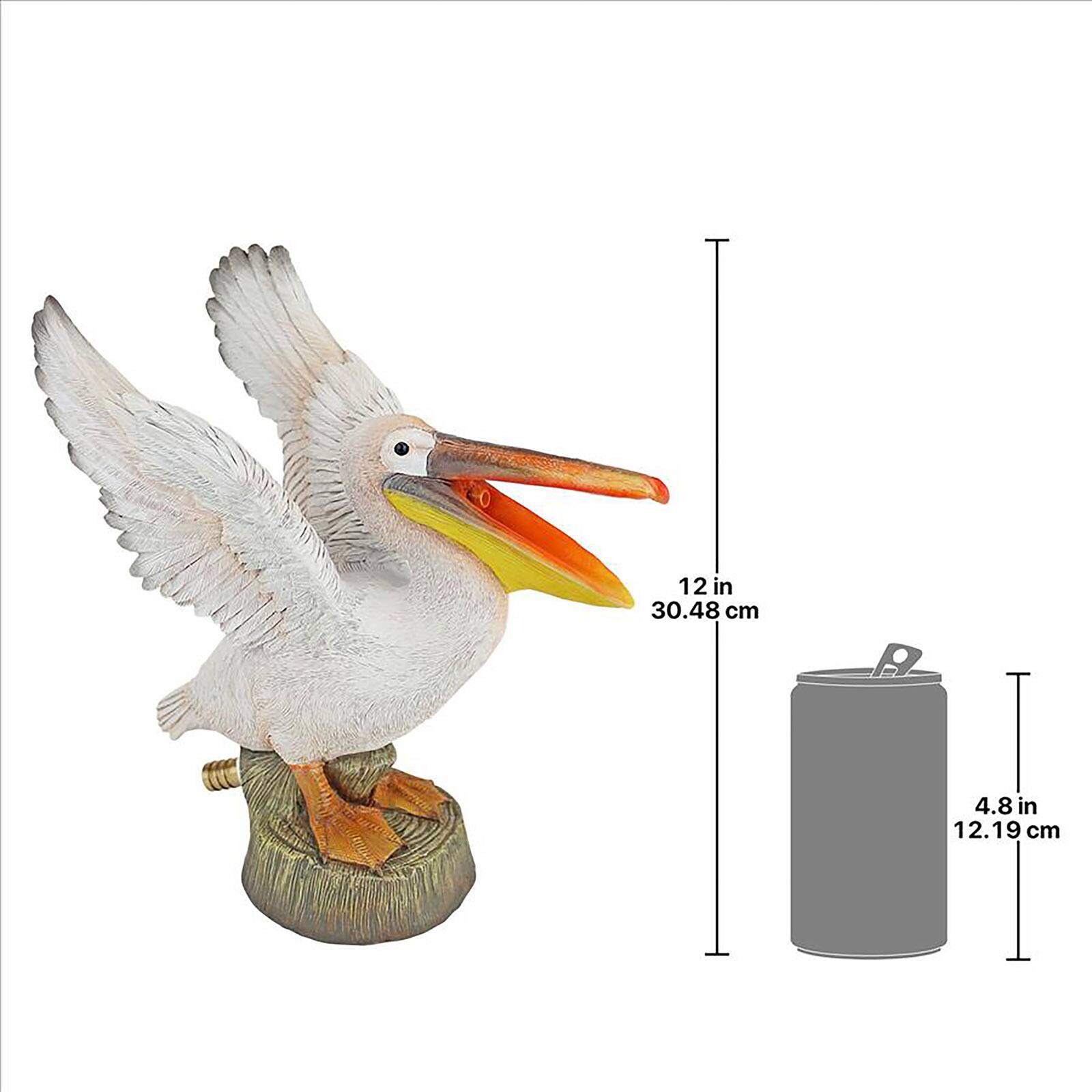 Design Toscano Oceanside Pelican Spitter Piped Statue
