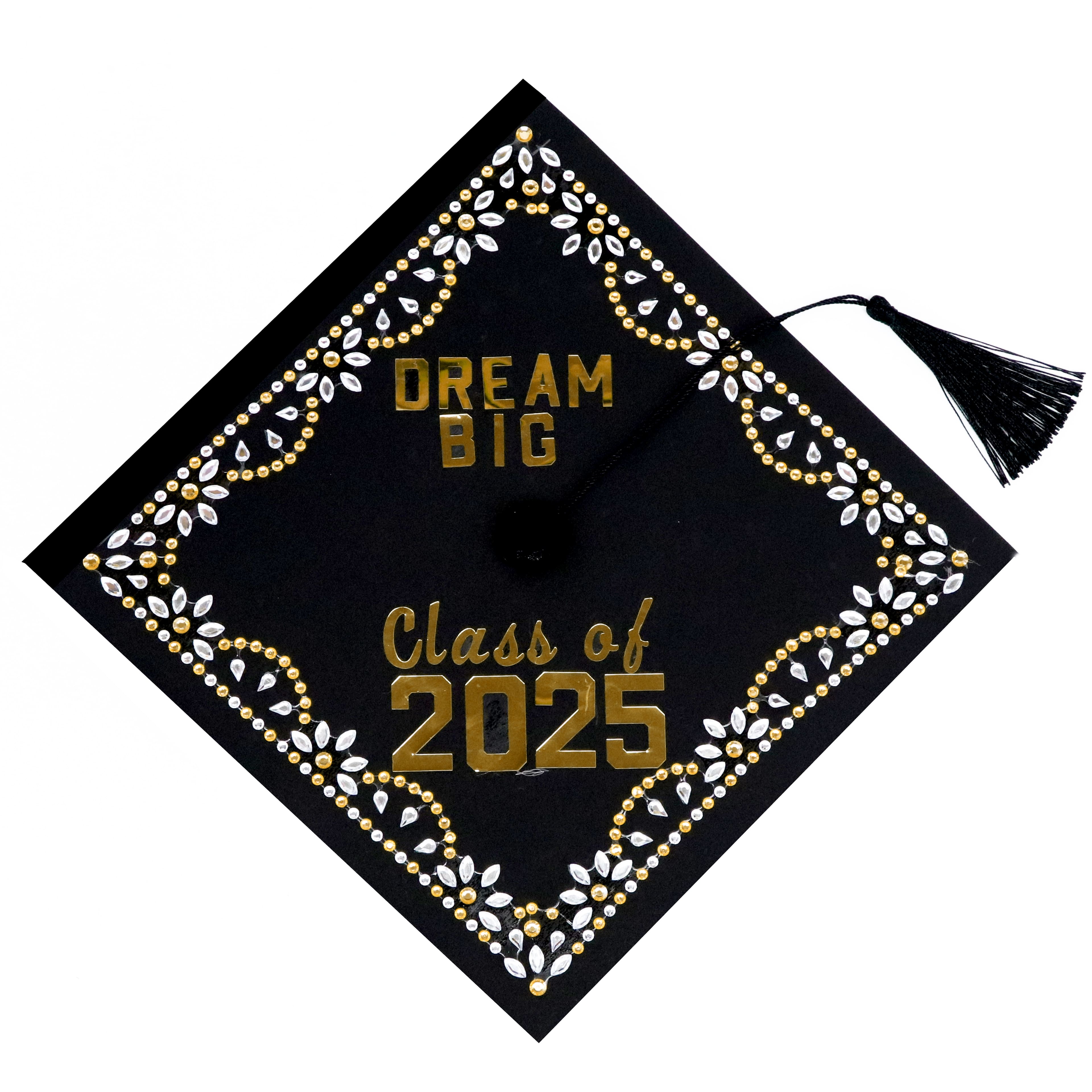 Gold Letters & Bling Graduation Cap Stickers by Recollections™