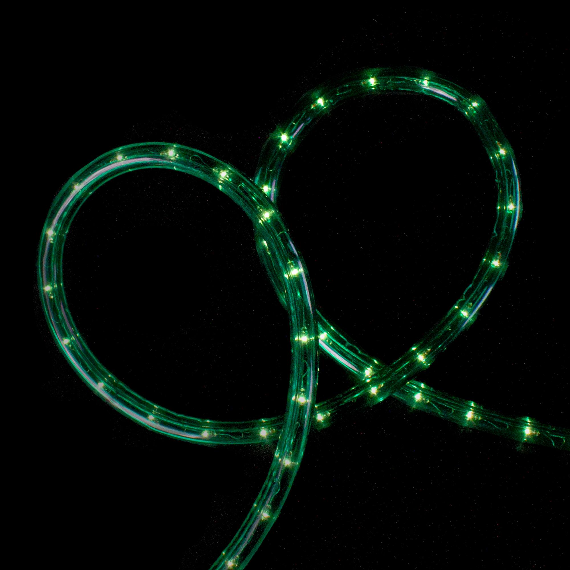 18ft. Green Incandescent Christmas Rope Lights