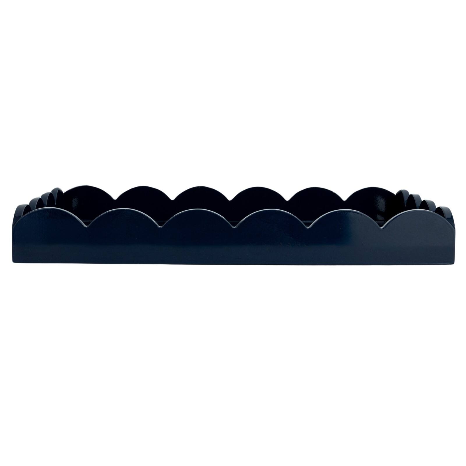 Hello Honey&#xAE; 20.5&#x22; Wide Navy Wood Tray