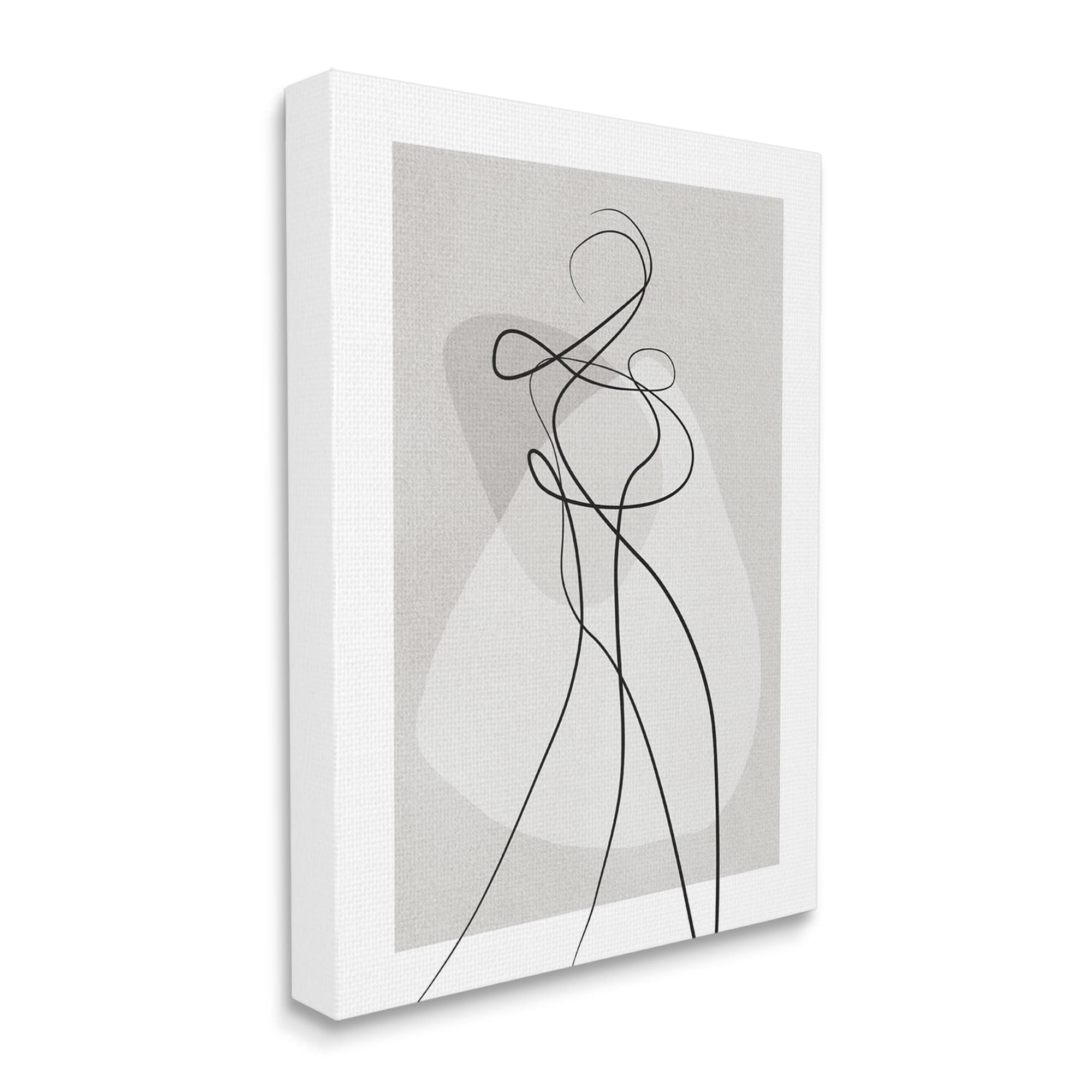 Stupell Industries Surreal Figure Expressive Body Abstract Contemporary Canvas Wall Art