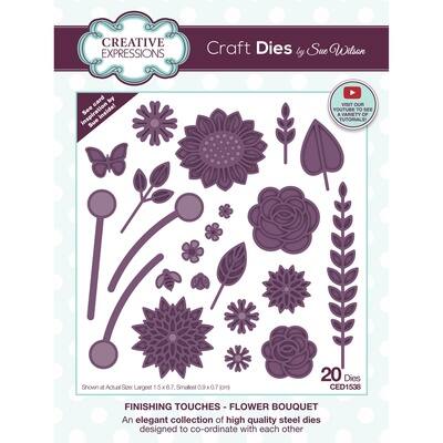 Creative Expressions Finishing Touches Flower Bouquet Craft Dies by Sue ...