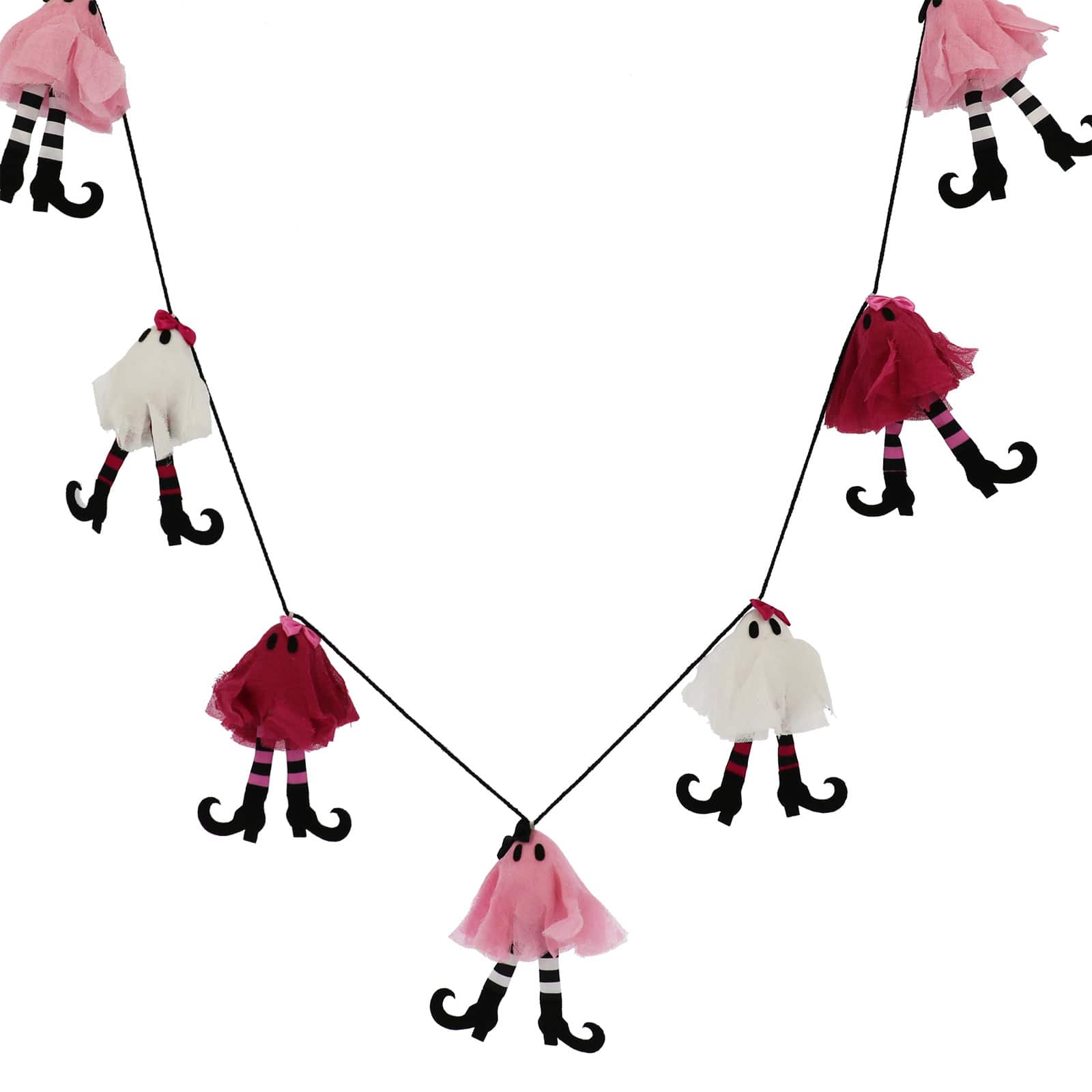 6ft. Pink Ghosts with Witch Legs Garland by Ashland&#xAE;