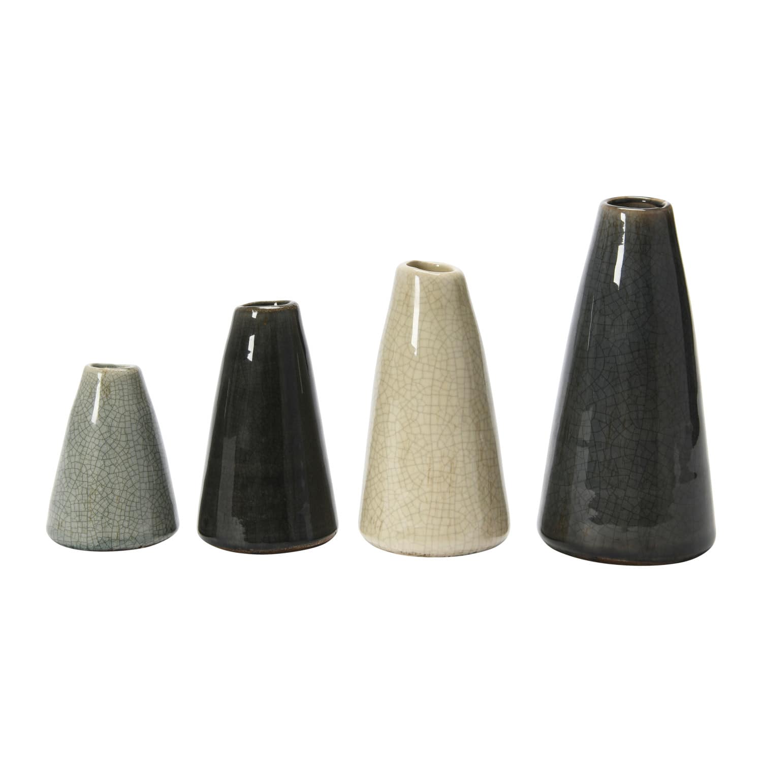 Hello Honey® Decorative Conical Stoneware Vase Set