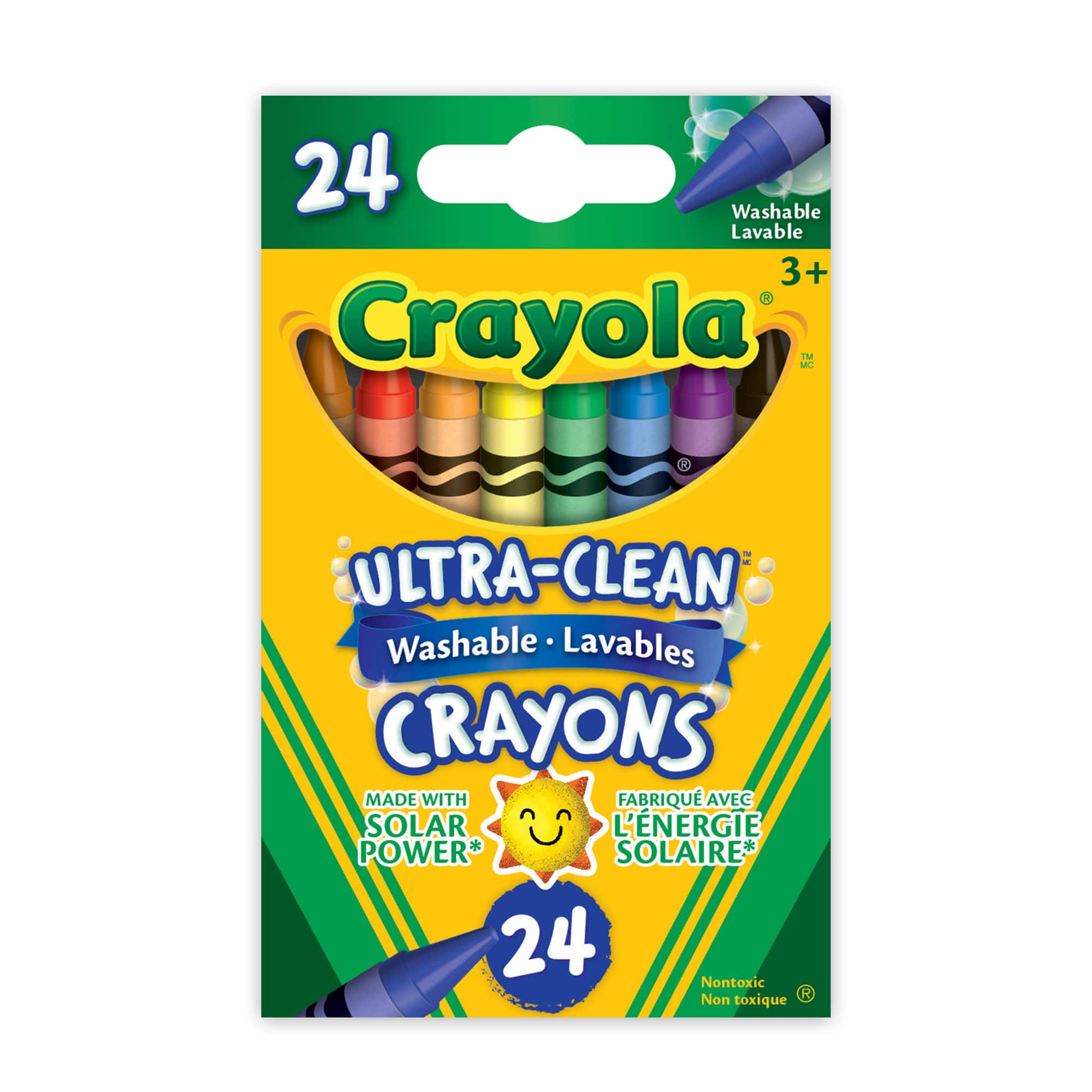 12 Packs: 24 ct. (288 total) Crayola&#xAE; Ulta-Clean&#x2122; Washable Crayons