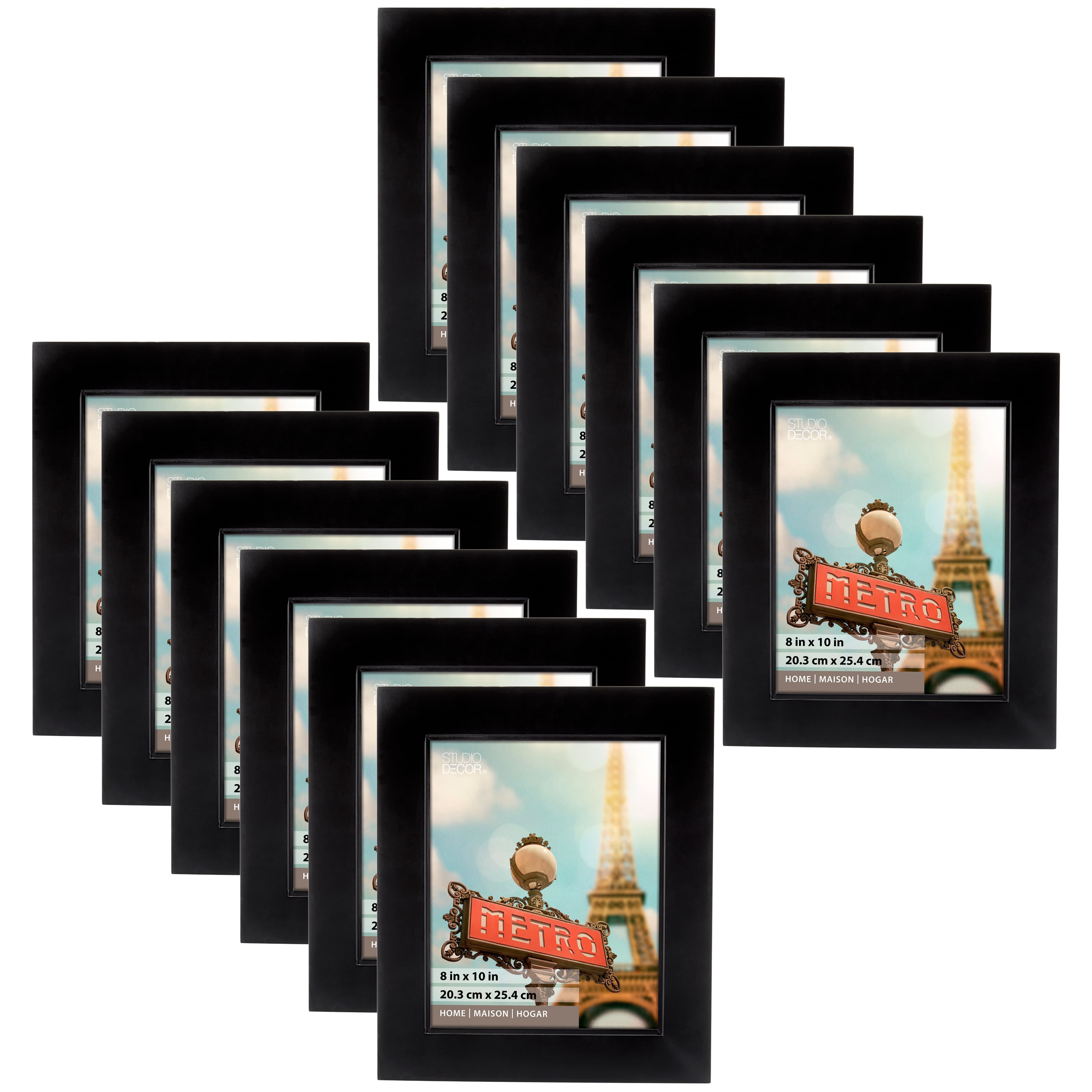 12 Pack: Black Studio 8" x 10" Frame, Home by Studio Décor®