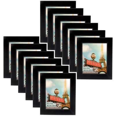 Buy in Bulk - 12 Pack: Black Studio 8" x 10" Frame, Home by Studio ...