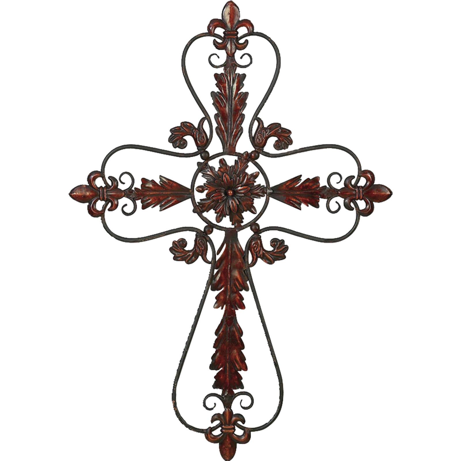 Black Metal Traditional Wall Decor, 37&#x22; x 26&#x22;