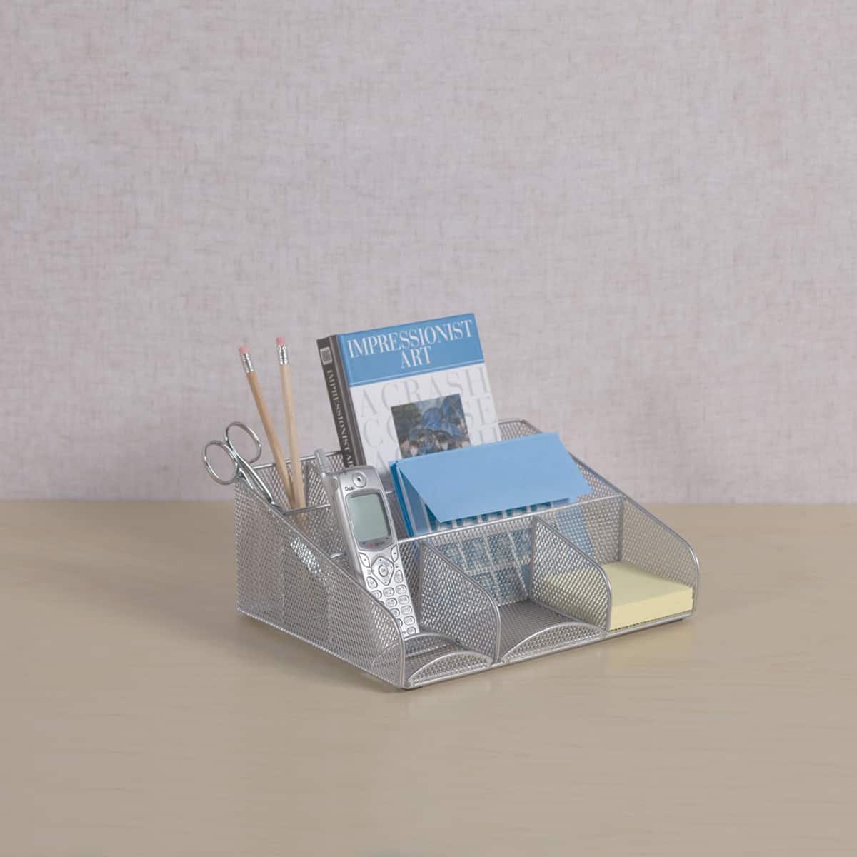 Design Ideas&#xAE; MeshWorks&#xAE; Silver Desk Station